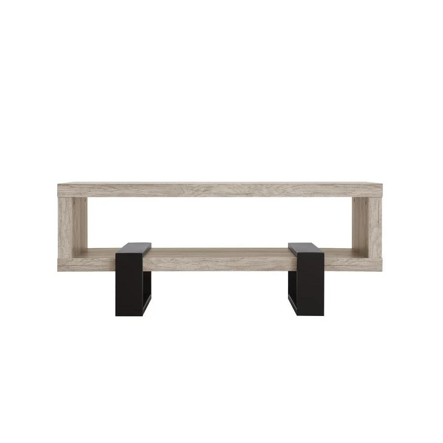 Coaster Furniture Dinard 720878 Engineered Wood Coffee Table - Grey Driftwood - Image 2