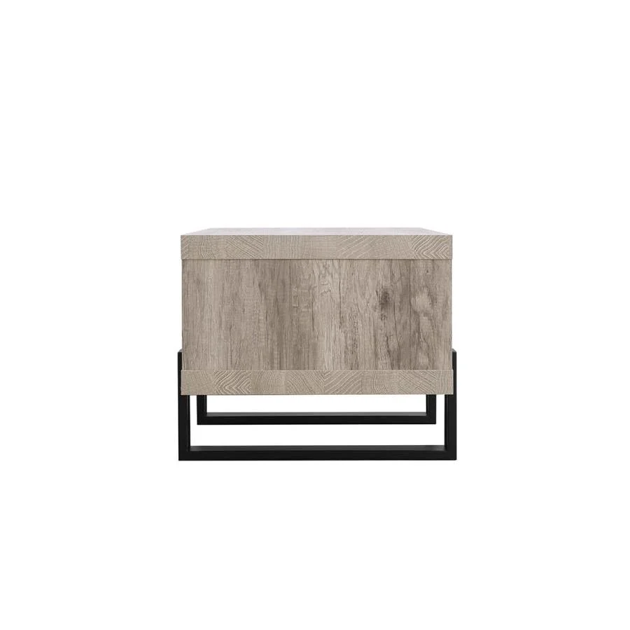 Coaster Furniture Dinard 720878 Engineered Wood Coffee Table - Grey Driftwood - Image 3