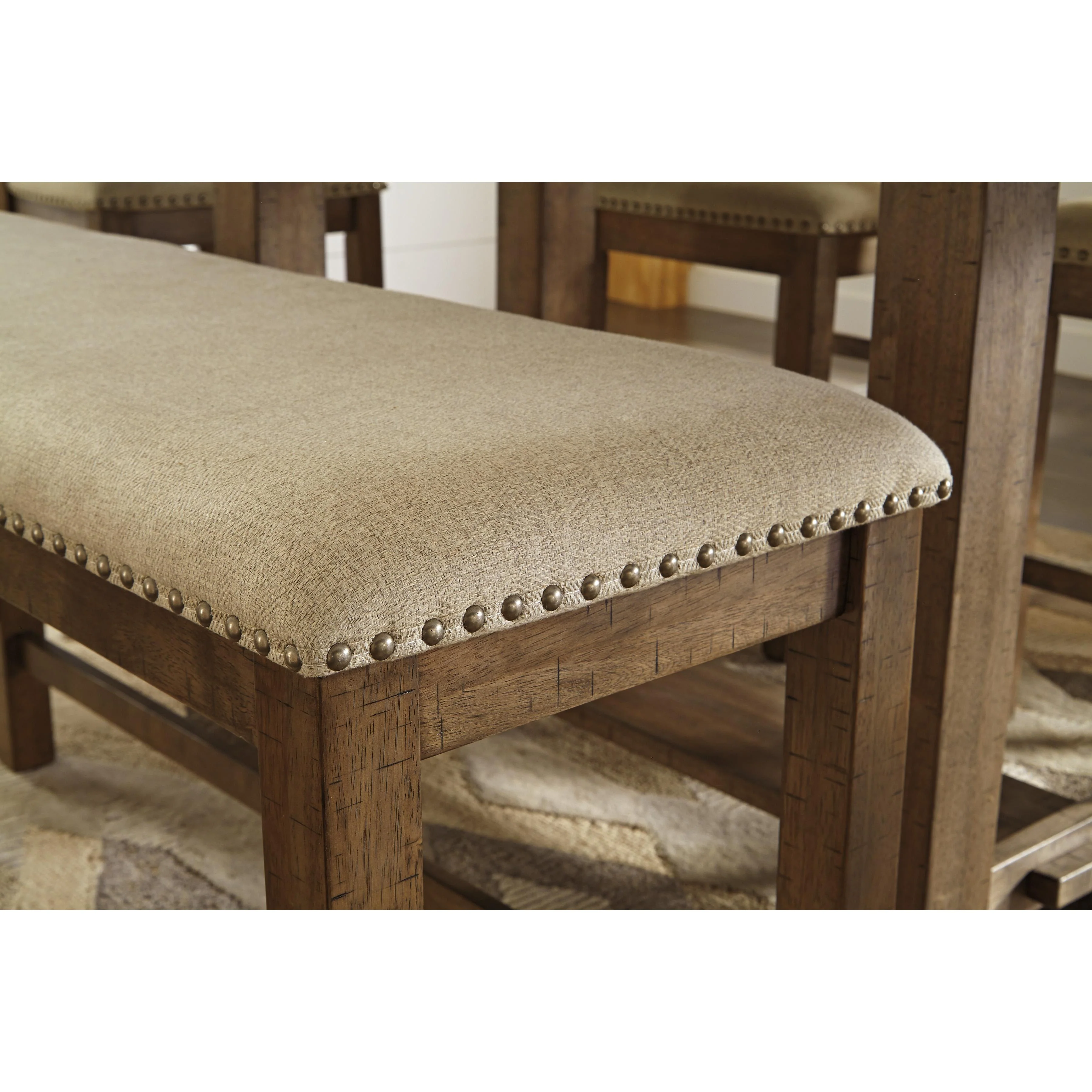 Signature Design by Ashley Moriville Counter Height Bench D631-09 - Image 3