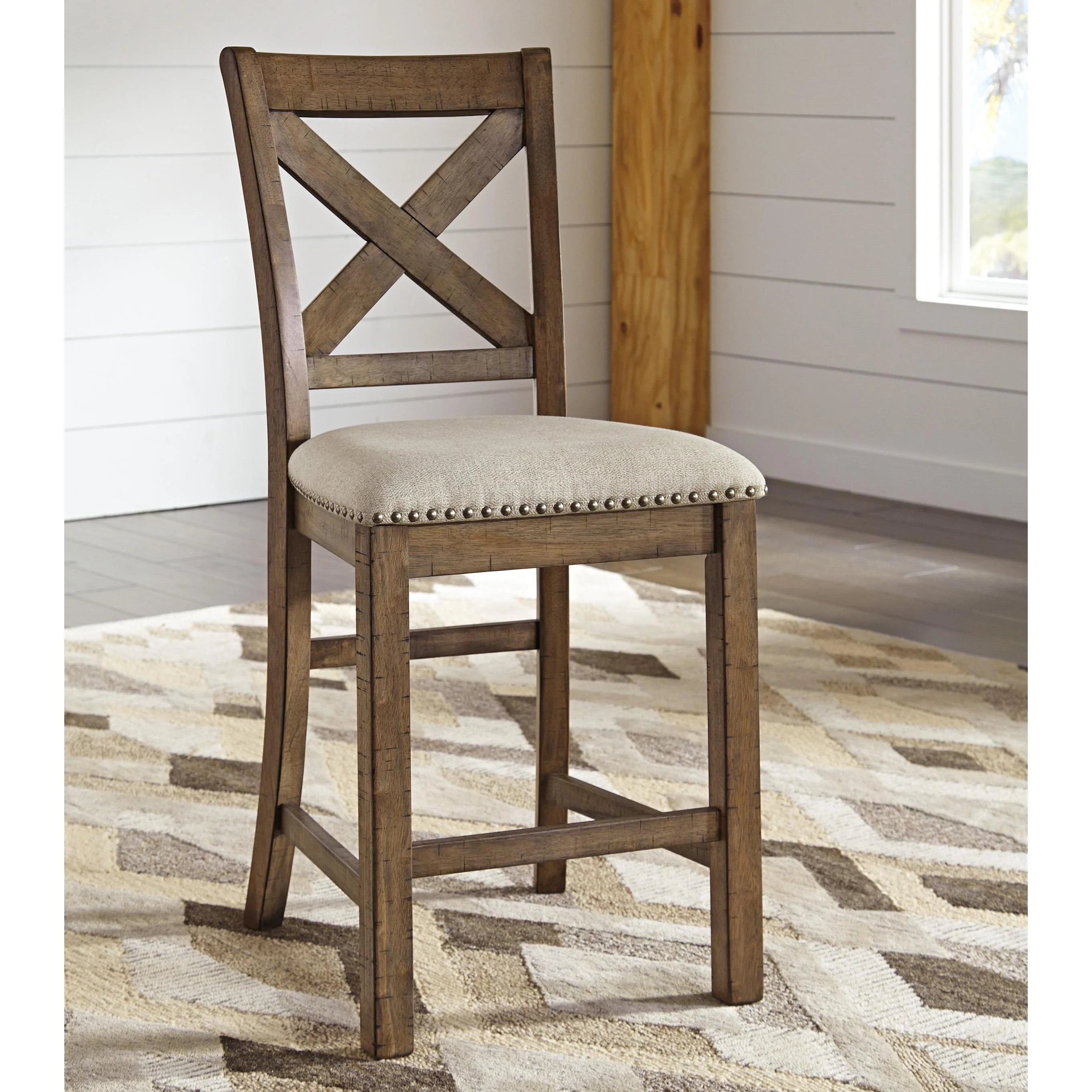Signature Design by Ashley Moriville Counter Height Stool D631-124 - Image 2