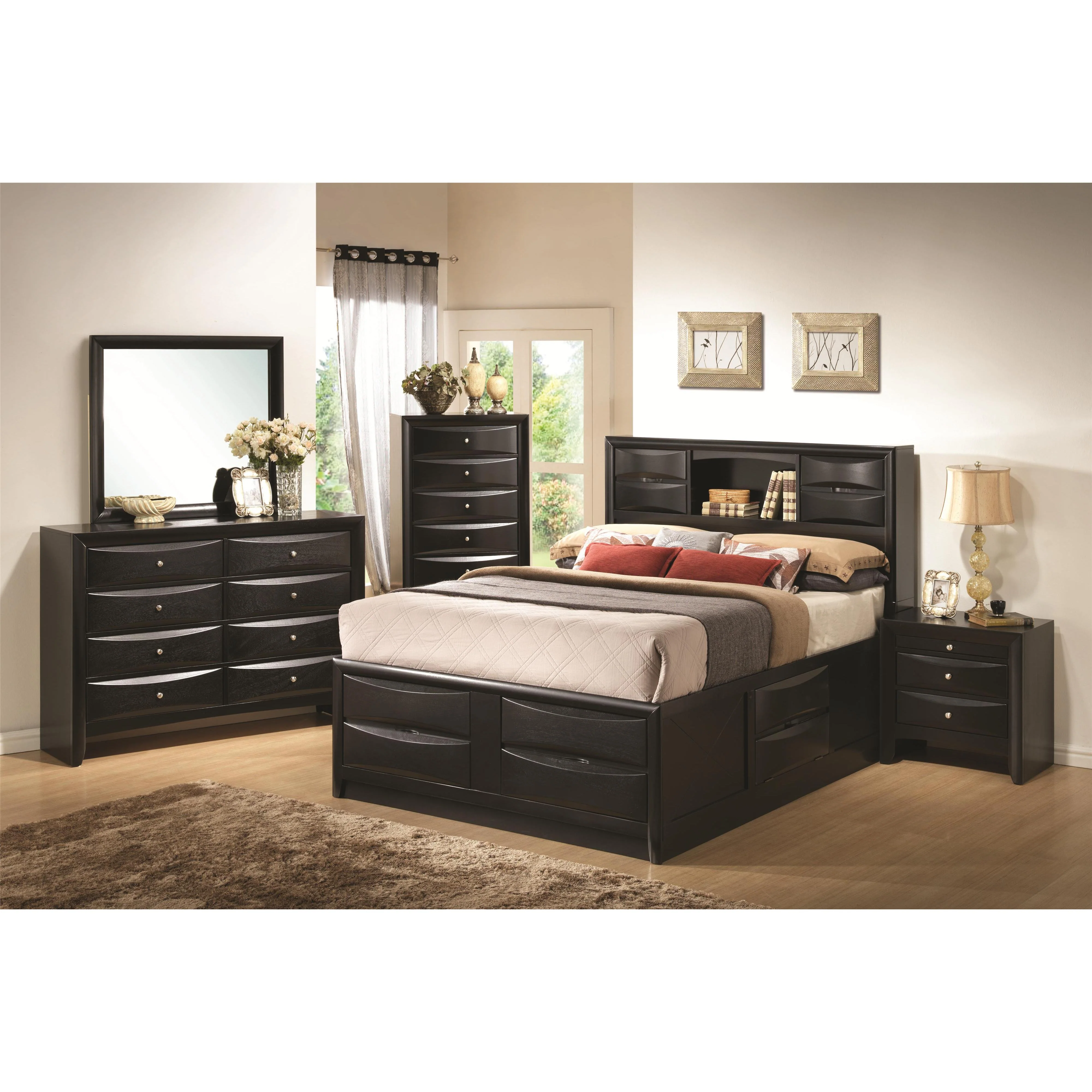 Coaster Furniture Briana 202701KW 6 pc California King Bedroom Set with Storage - Image 1