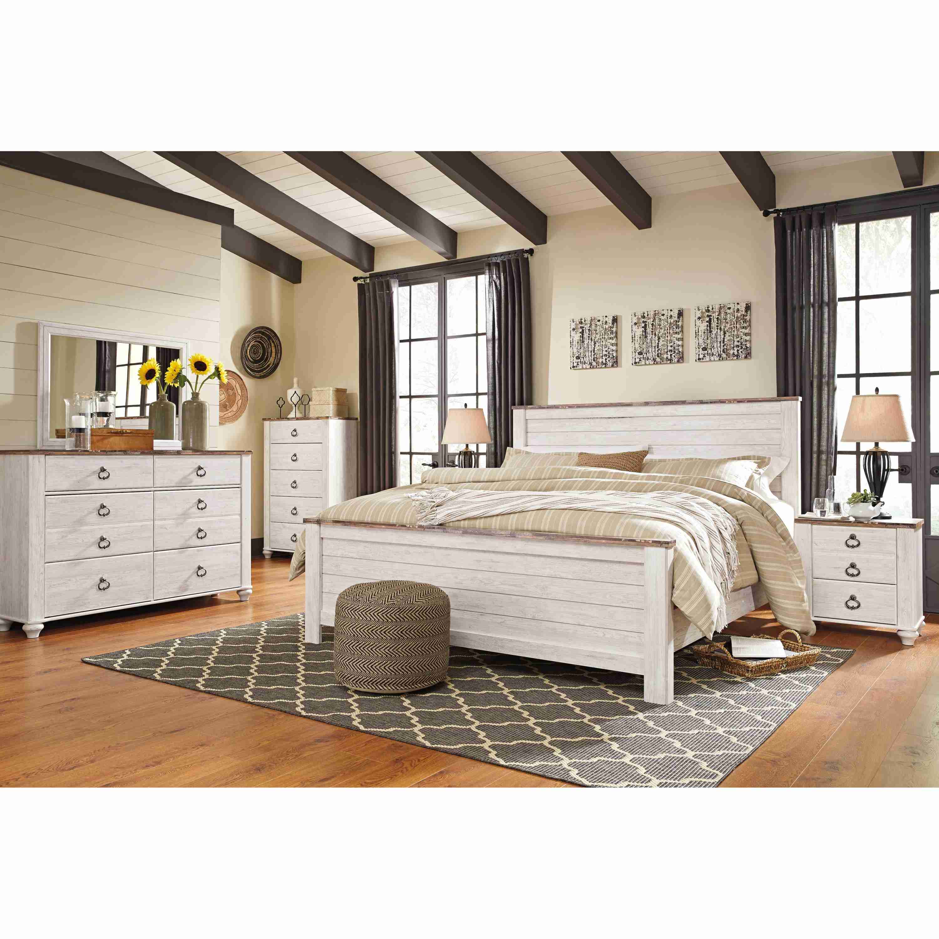 Signature Design by Ashley Willowton California King Panel Bed B267-58/B267-56/B267-94 - Image 3