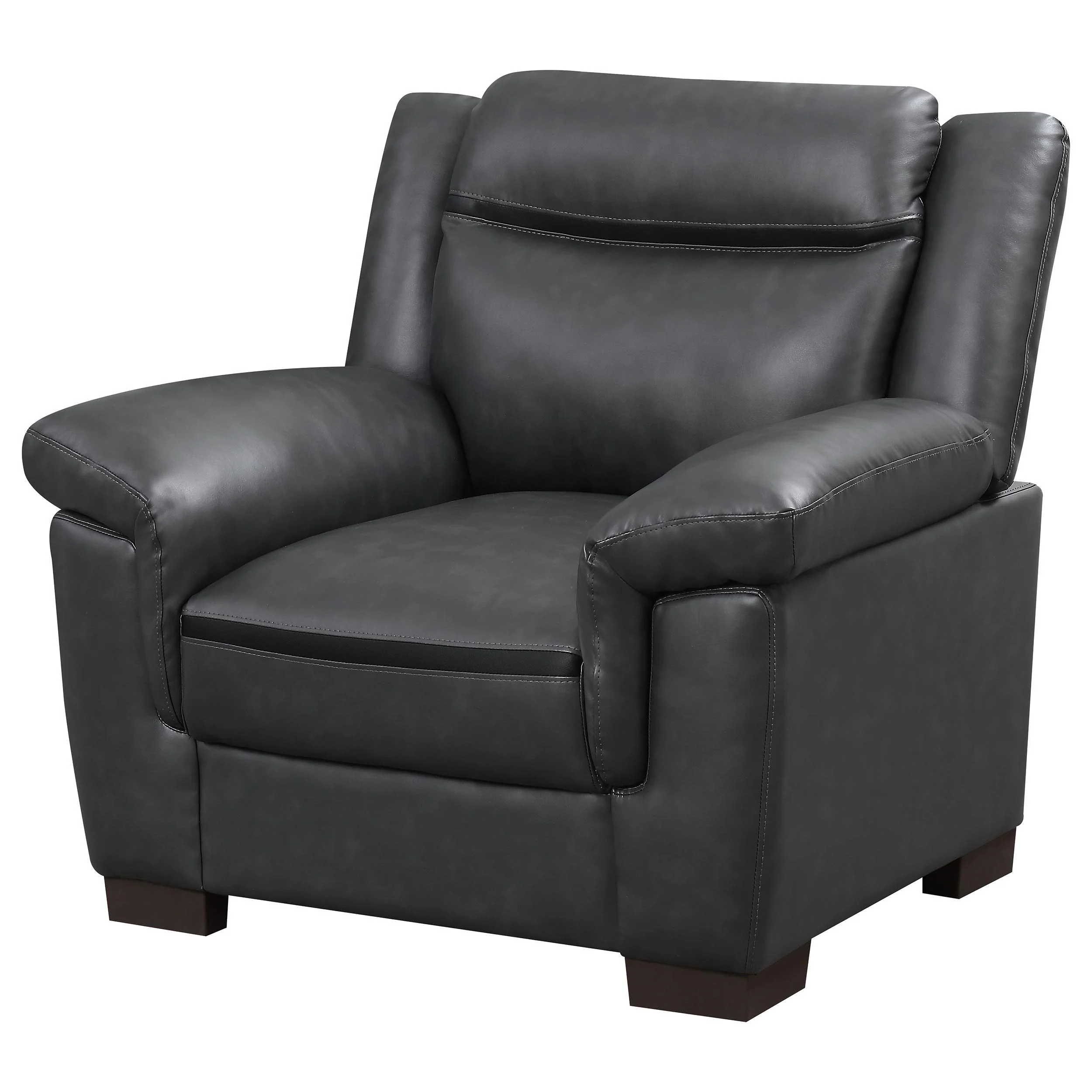 Coaster Furniture Arabella 506593 Upholstered Padded Arm Accent Chair - Grey - Image 3