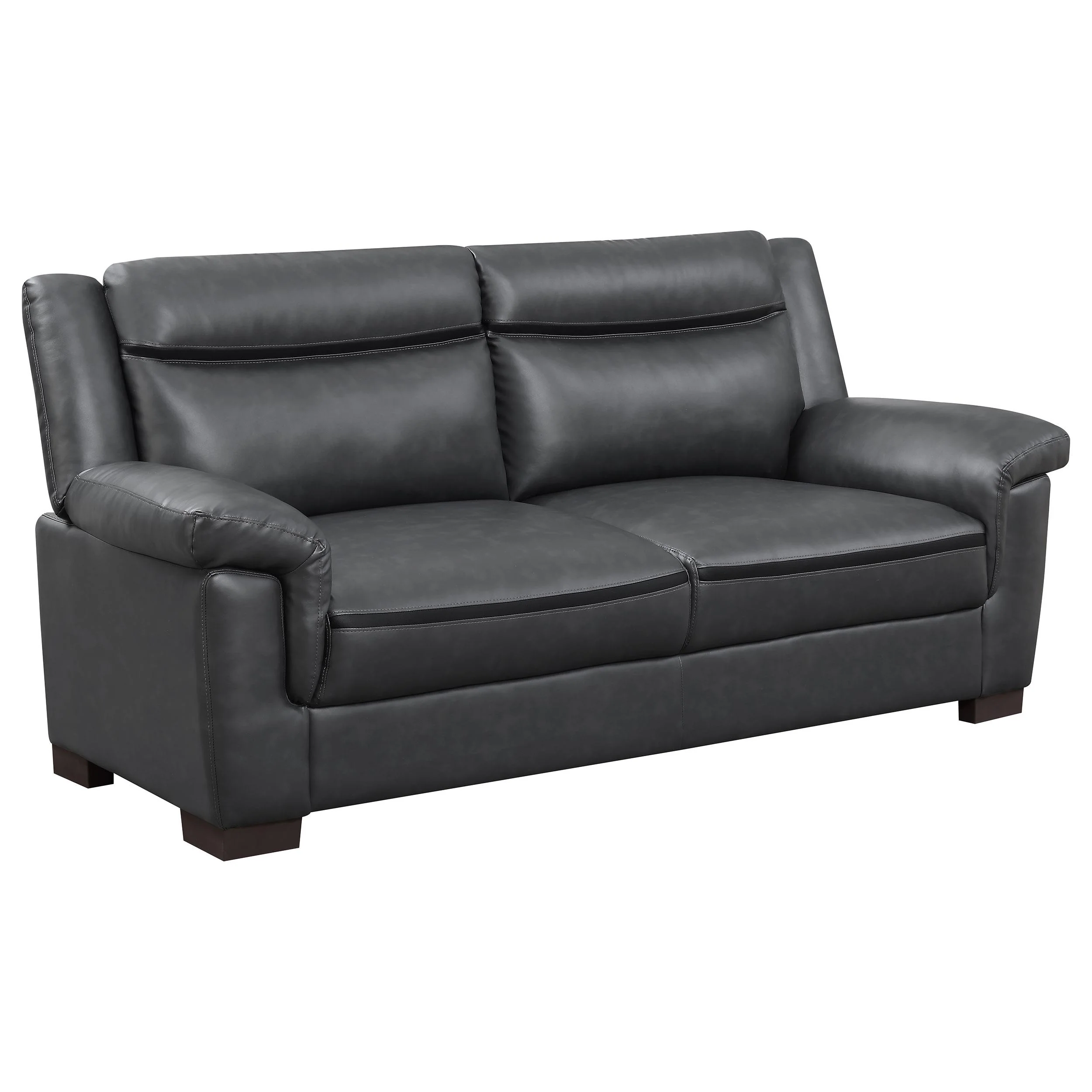Coaster Furniture Arabella 506591 Upholstered Padded Arm Sofa - Grey - Image 1