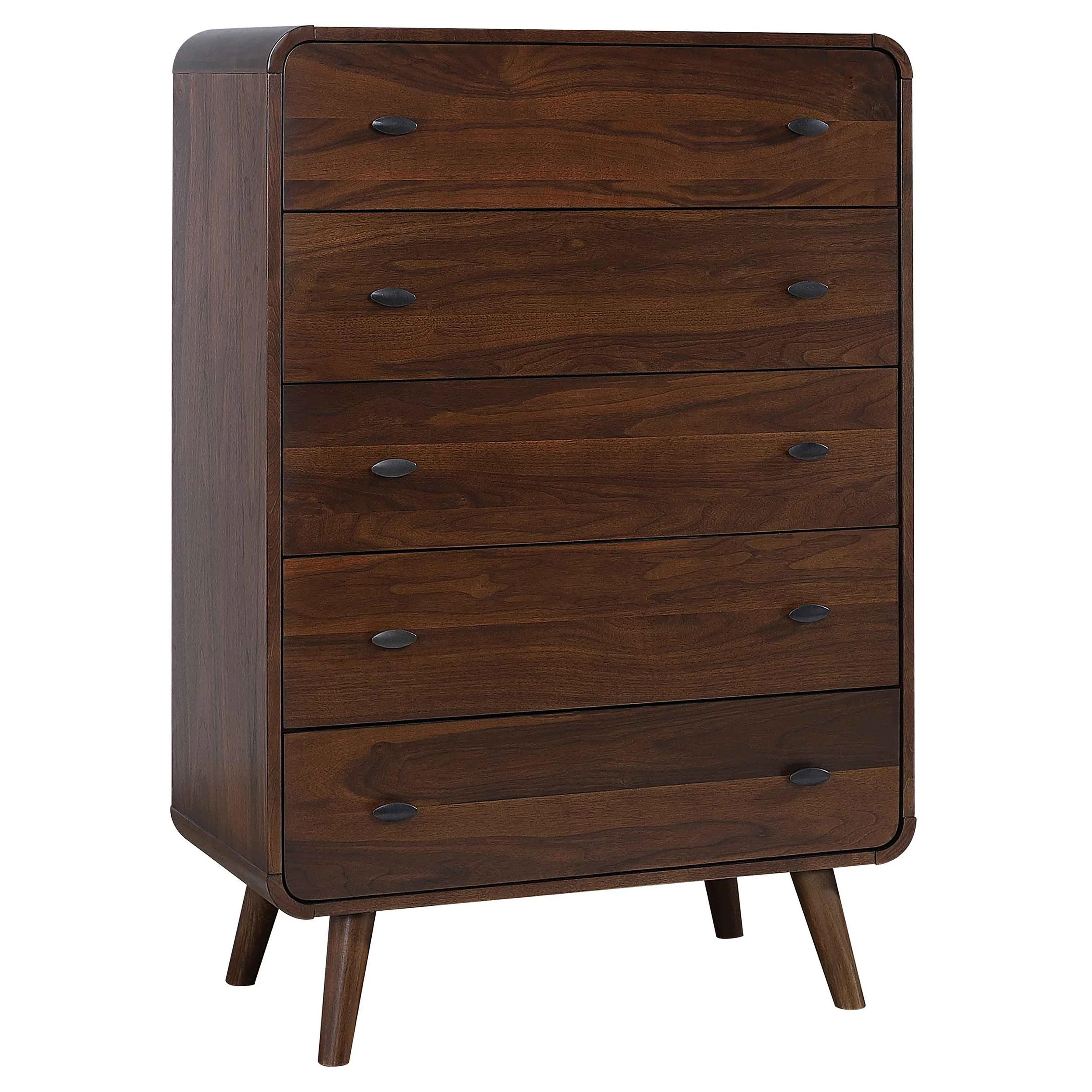 Coaster Furniture Robyn 205135 5-Drawer Bedroom Chest of Drawers - Dark Walnut - Image 1