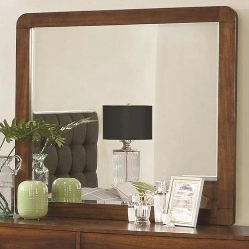 Coaster Furniture Robyn 205134 Dresser Mirror - Dark Walnut - Image 2
