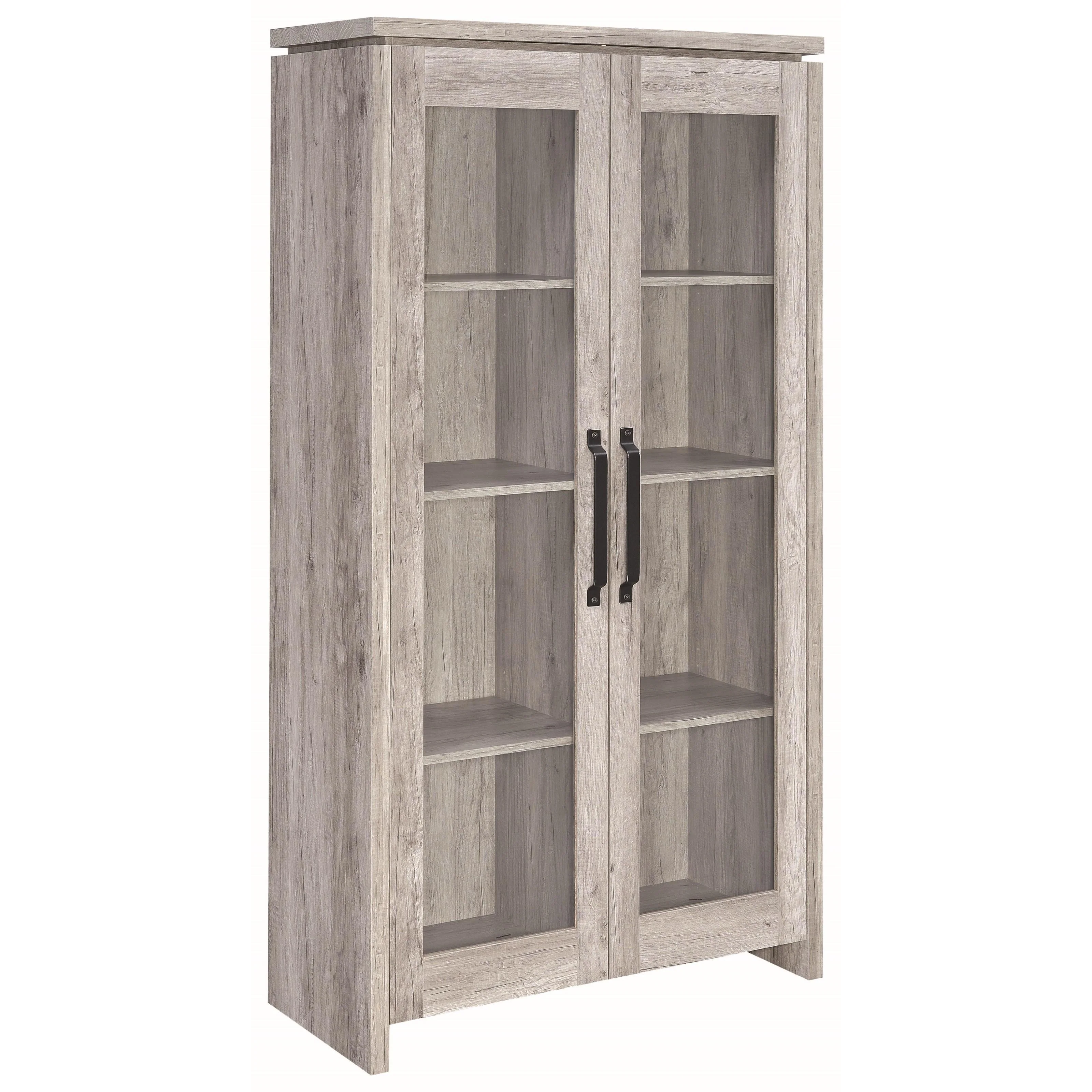 Coaster Furniture Alejo 950783 2-door Engineered Wood Tall Cabinet – Grey Driftwood