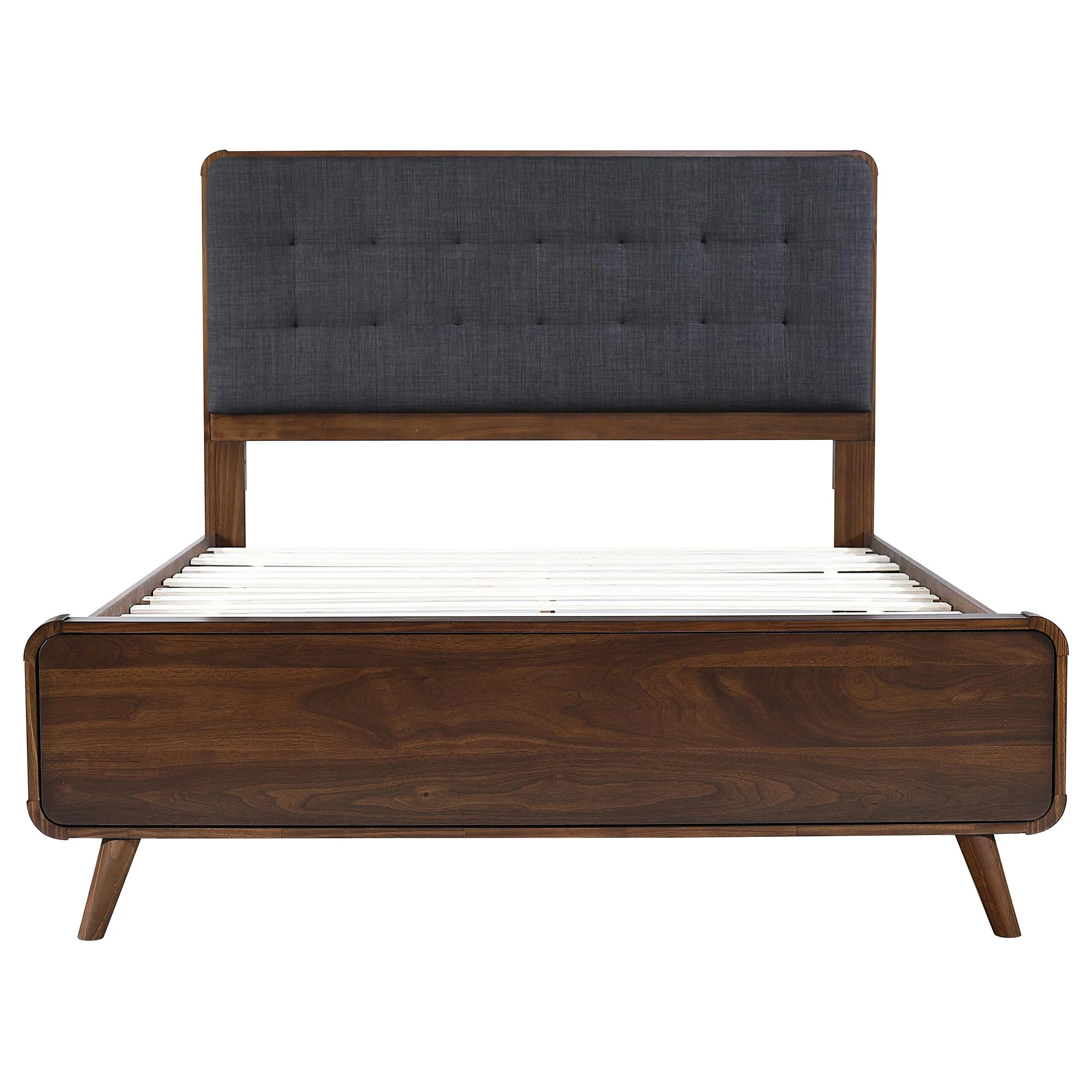 Coaster Furniture Robyn 205131Q Wood Queen Platform Bed - Dark Walnut - Image 3