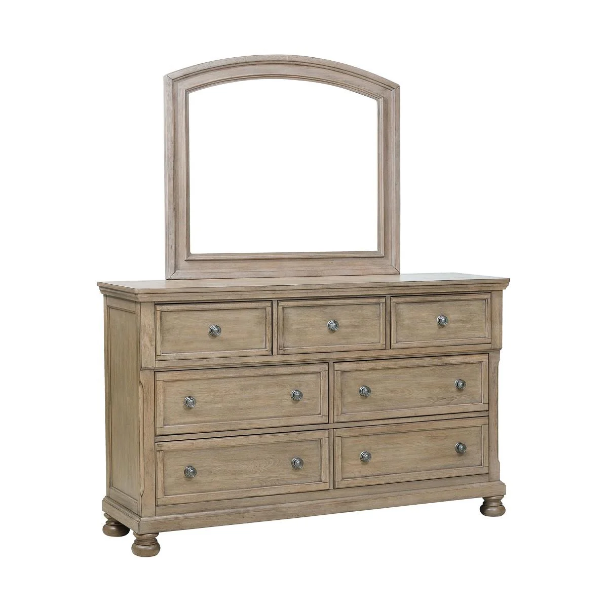 Homelegance Bethel 2259GY-5 Dresser, Hidden Drawer - Image 3