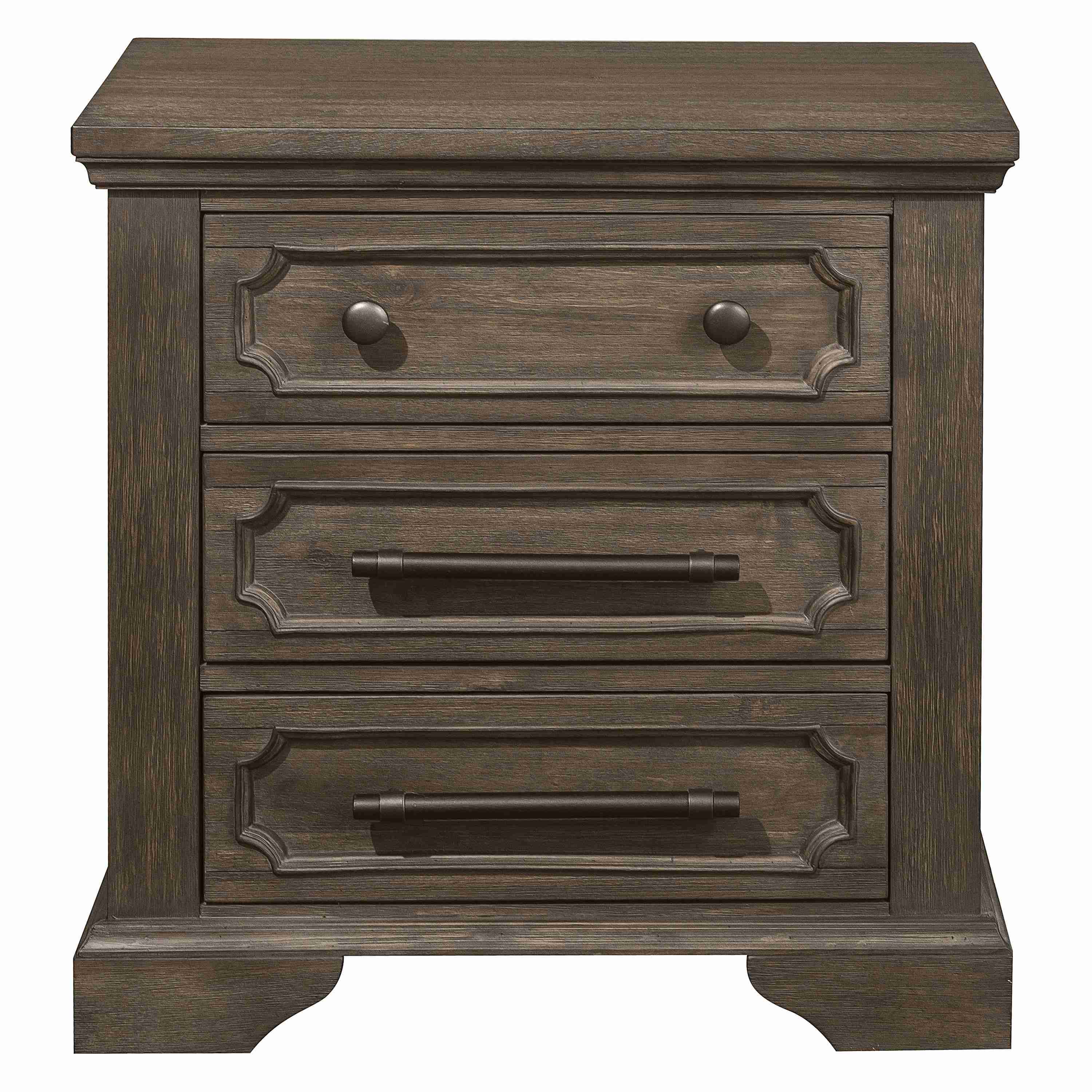 Homelegance Toulon 3-Drawer Nightstand 5438-4 - Image 1