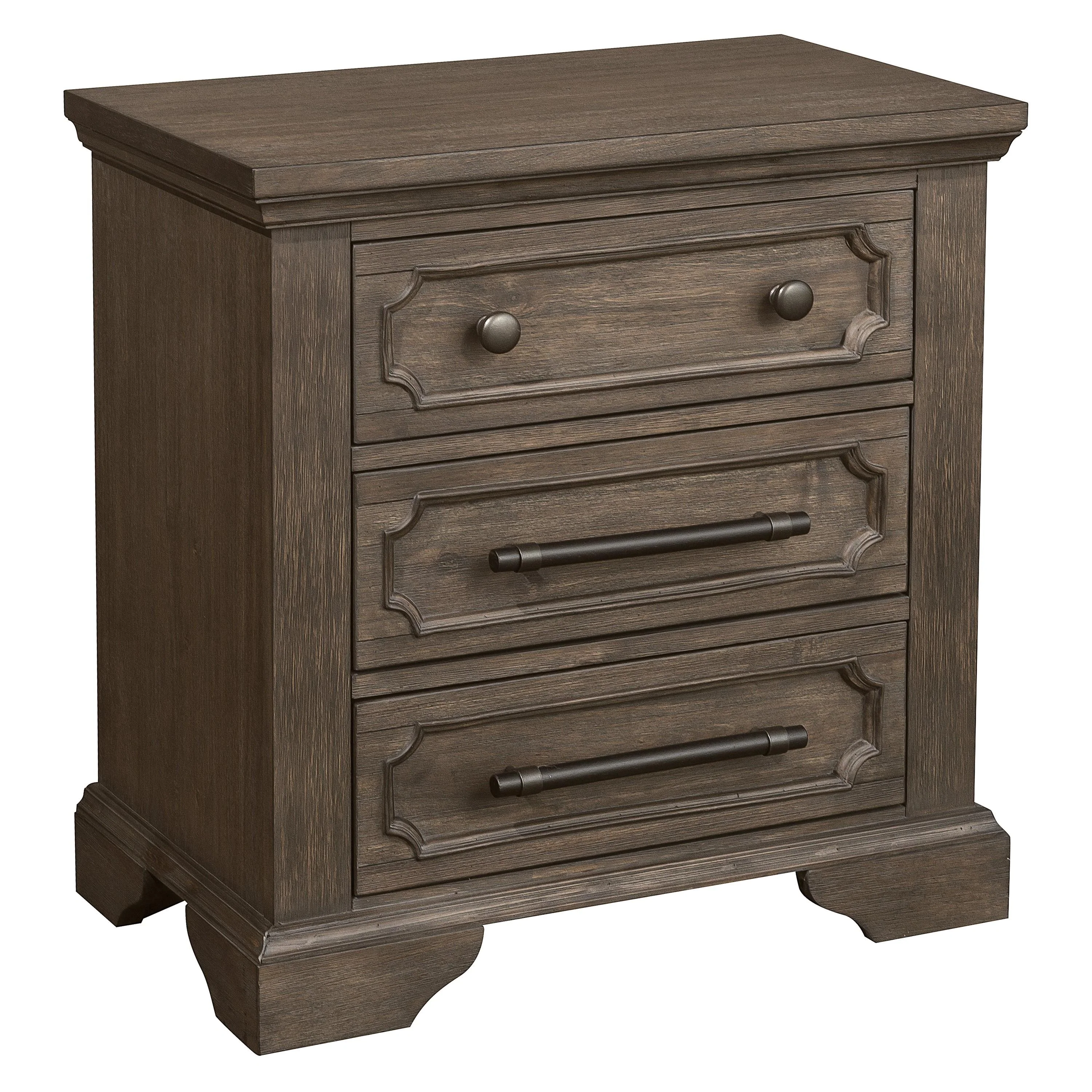 Homelegance Toulon 3-Drawer Nightstand 5438-4 - Image 2
