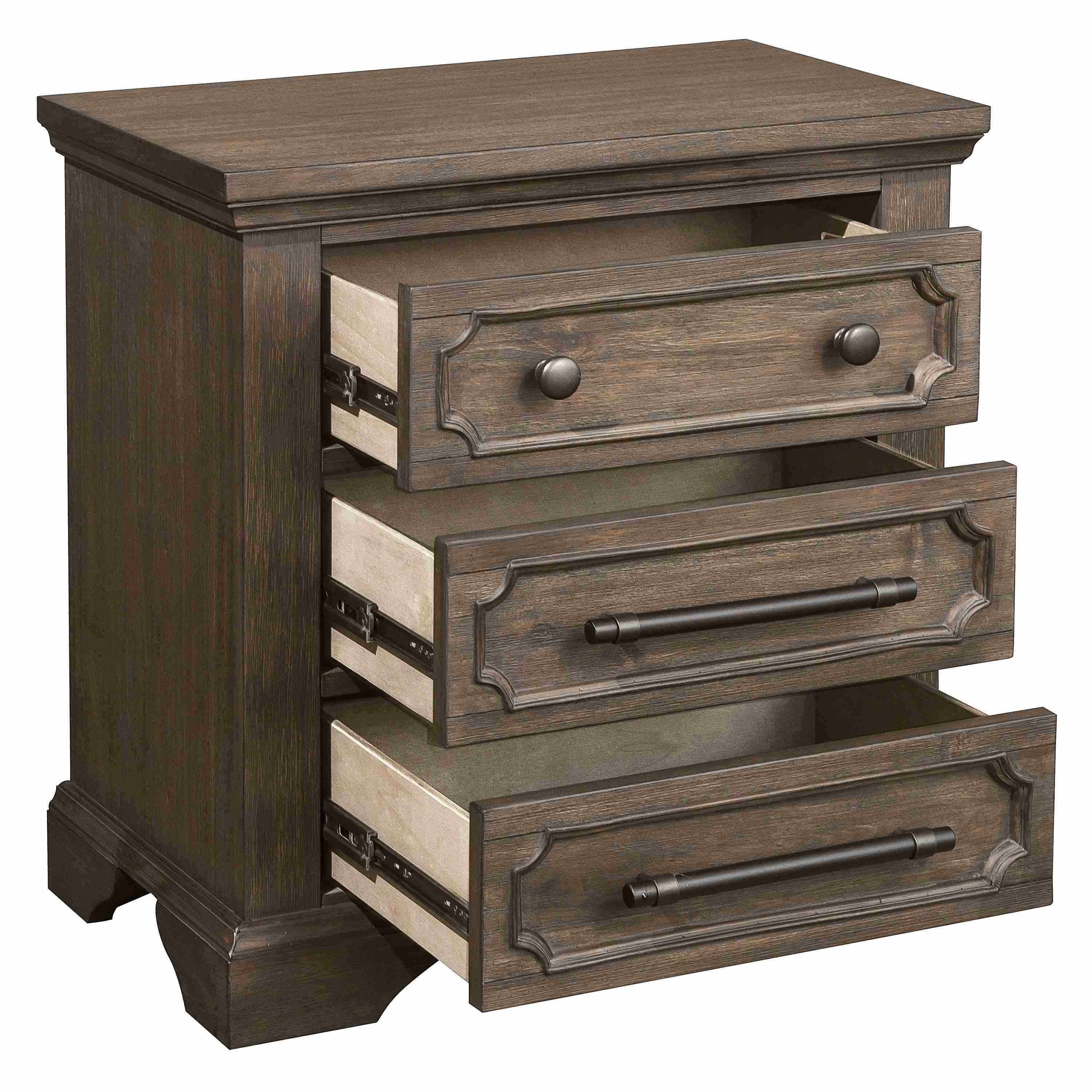 Homelegance Toulon 3-Drawer Nightstand 5438-4 - Image 3