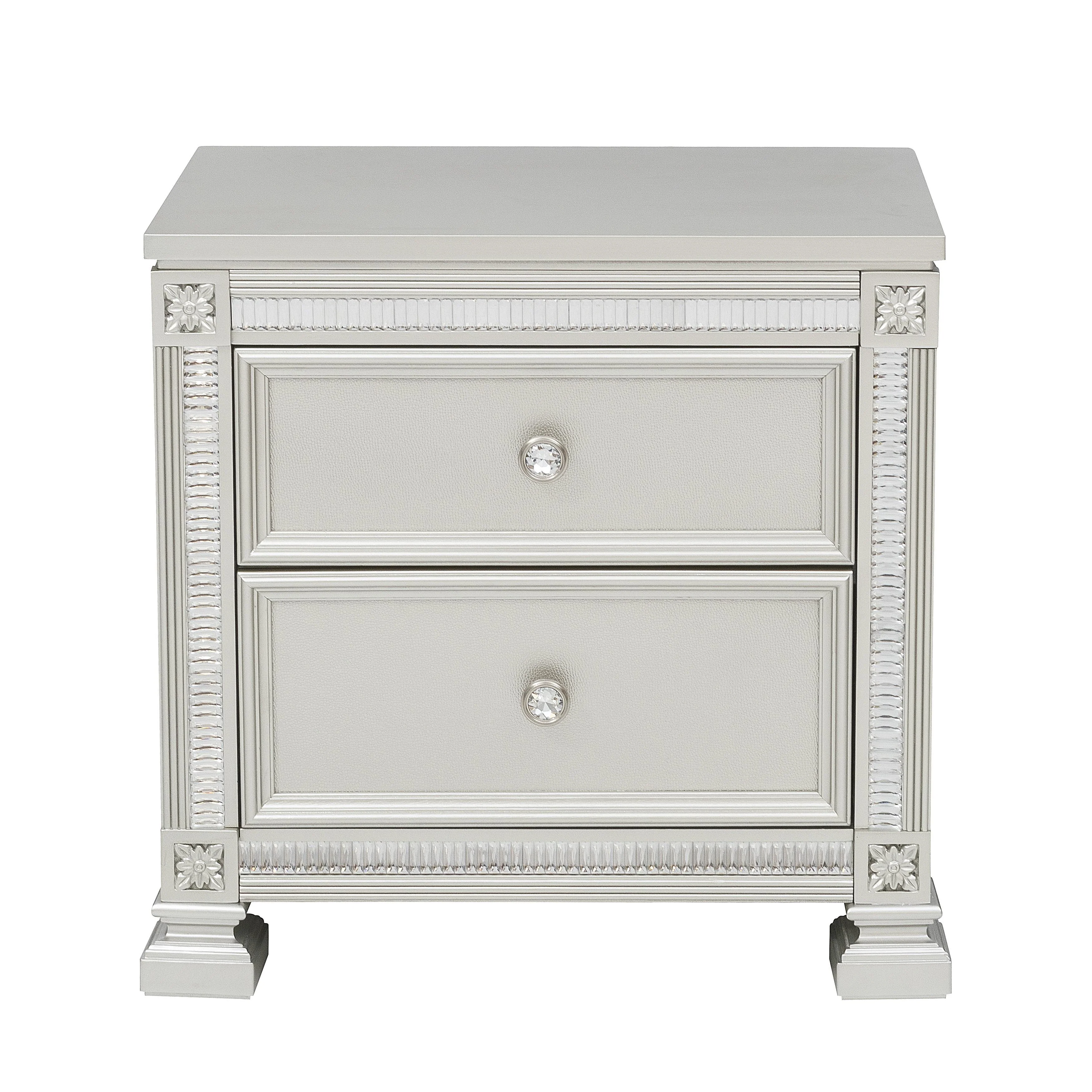 Homelegance Bevelle 2-Drawer Nightstand 1958-4 - Image 1