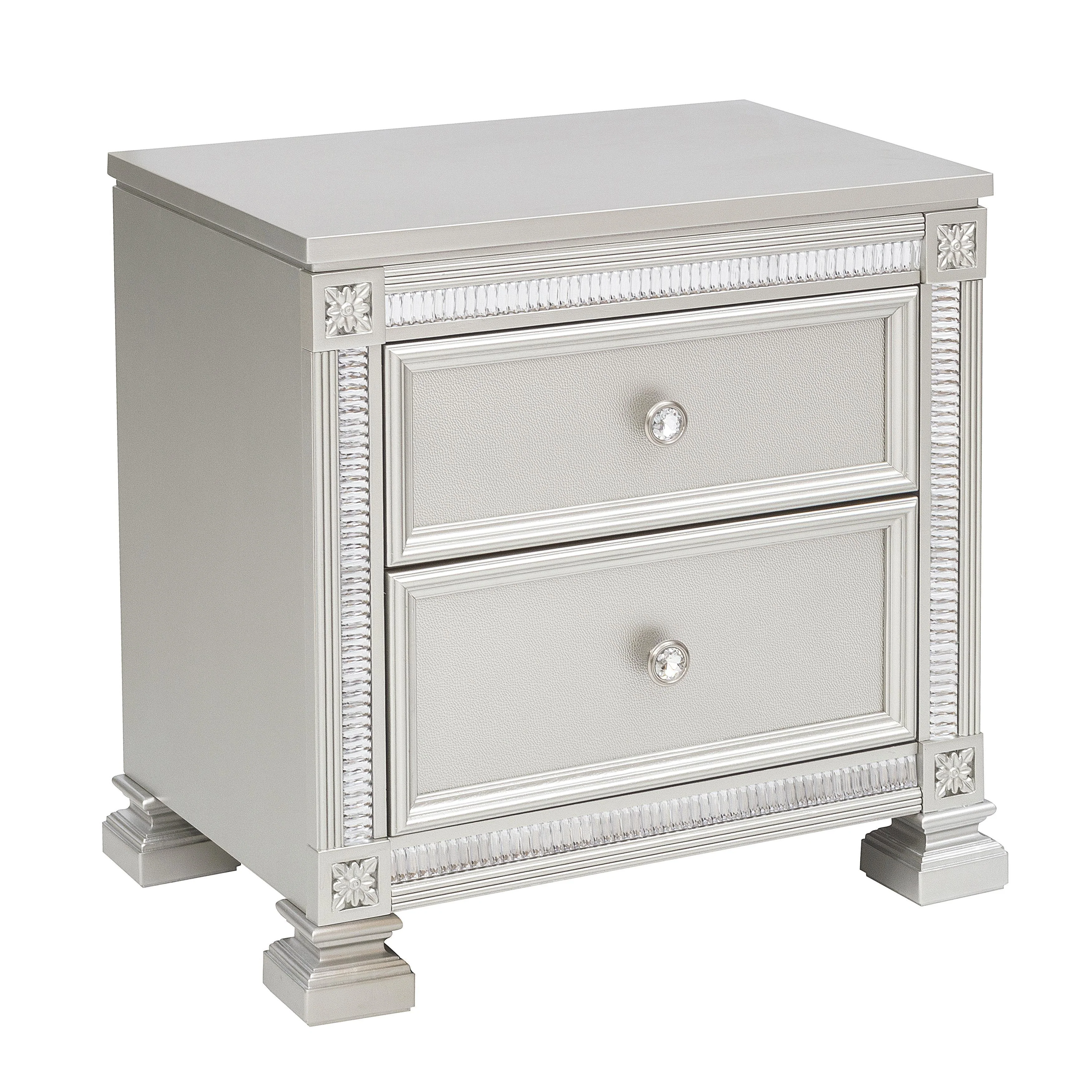 Homelegance Bevelle 2-Drawer Nightstand 1958-4 - Image 2