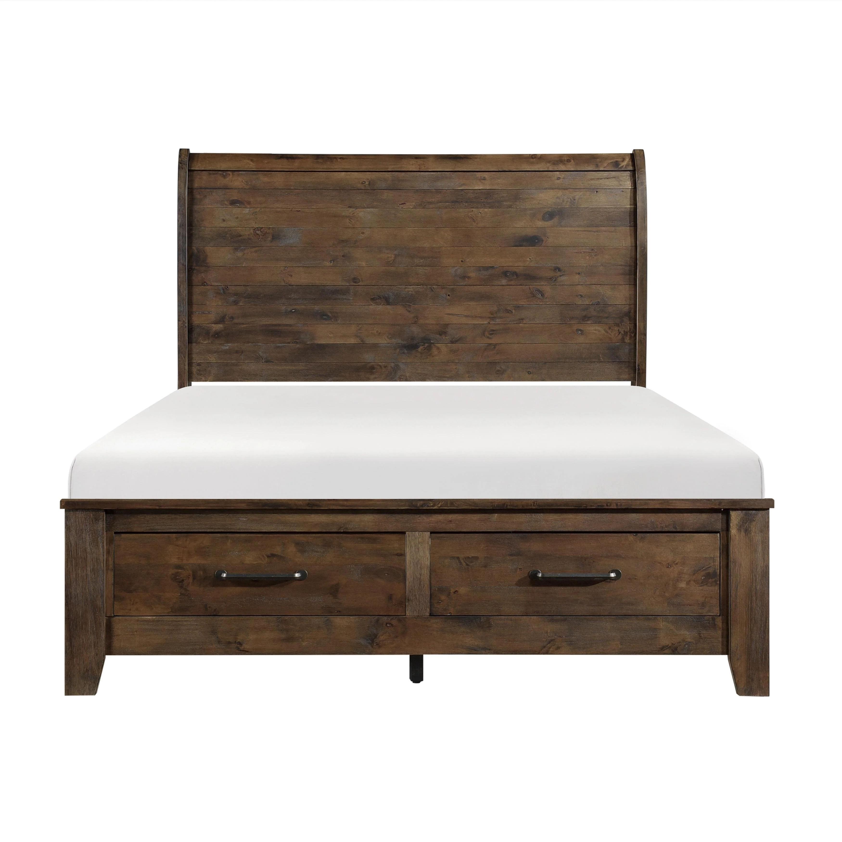 Homelegance Jerrick 1957-1* Queen Sleigh Platform Bed with Footboard Storage - Image 1