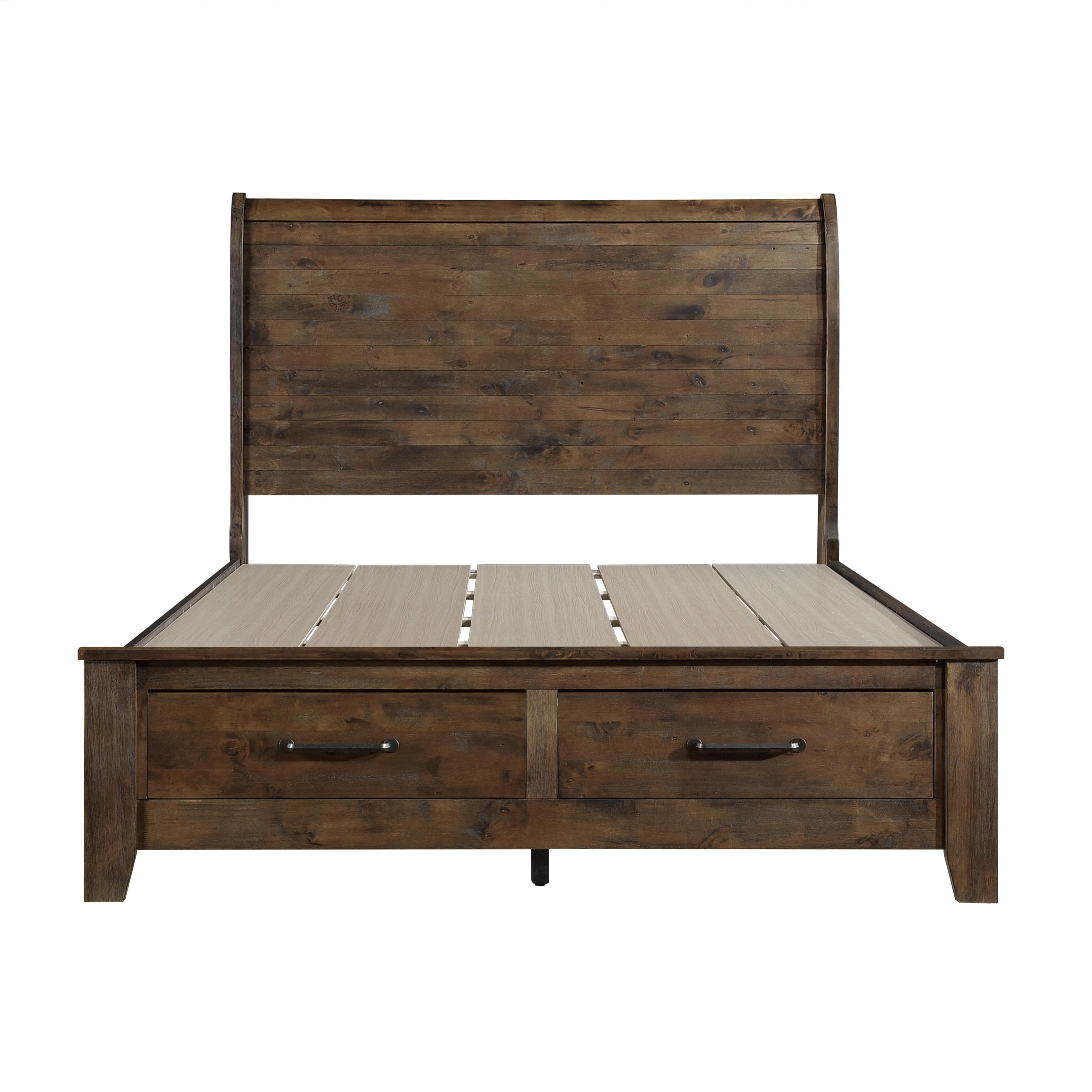 Homelegance Jerrick 1957-1* Queen Sleigh Platform Bed with Footboard Storage - Image 2
