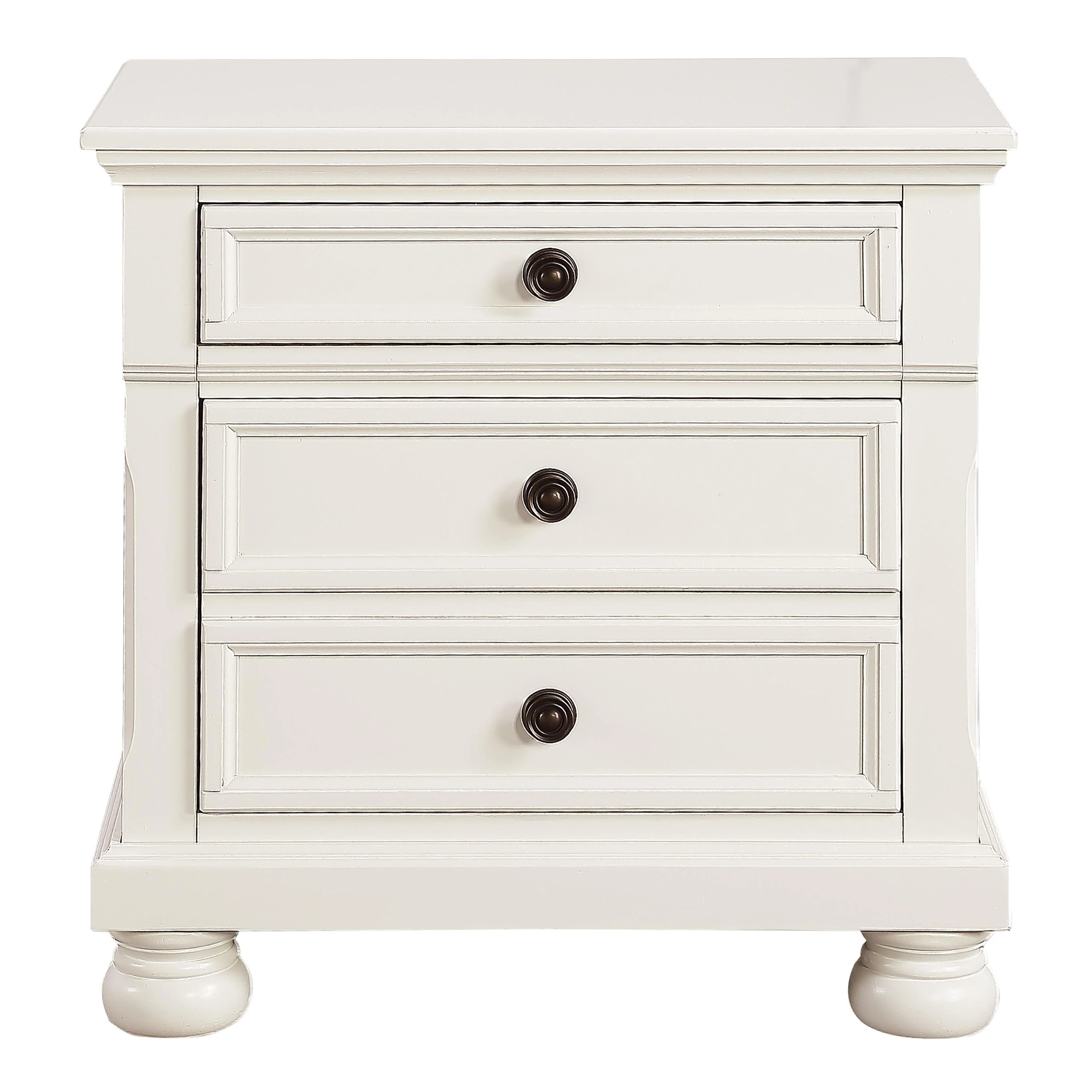 Homelegance Laurelin 1714W-4 Night Stand, Hidden Drawer