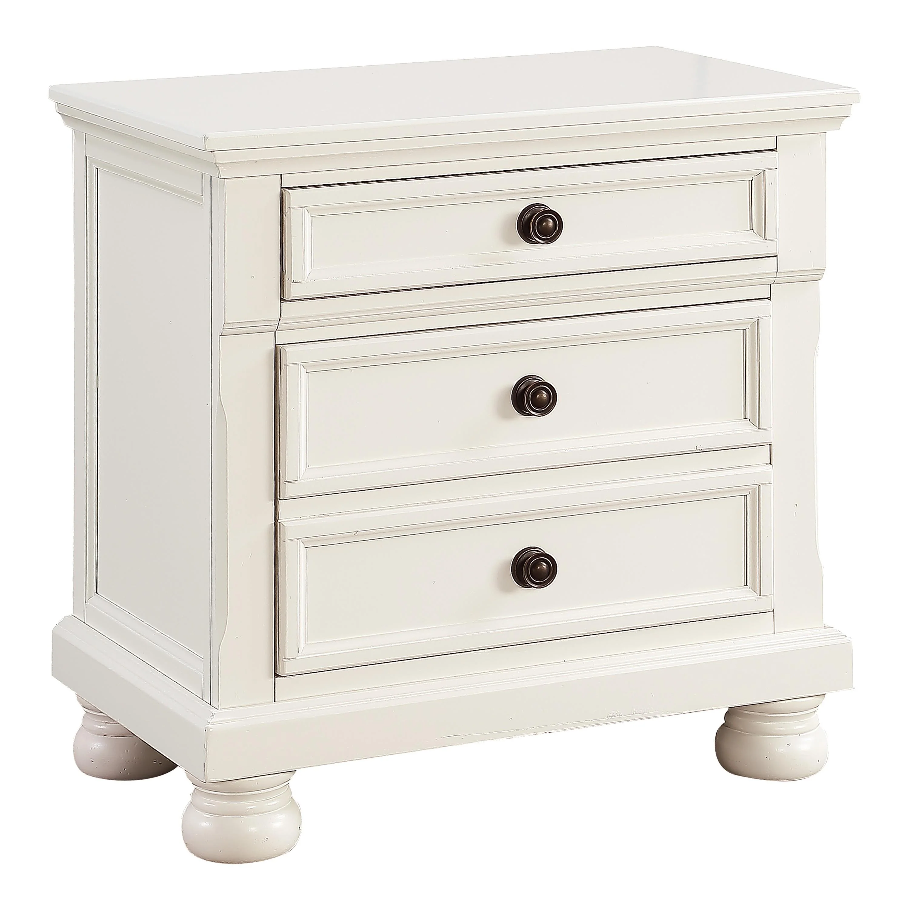Homelegance Laurelin 1714W-4 Night Stand, Hidden Drawer - Image 2
