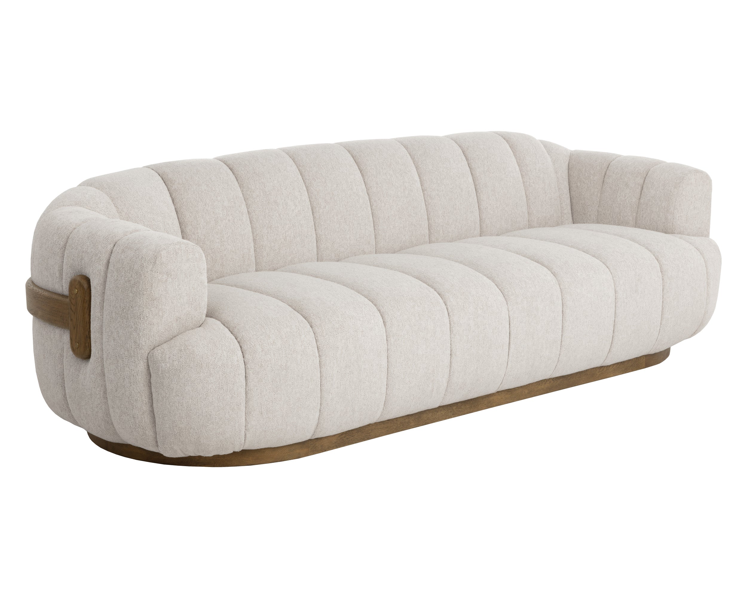 Tadeo Sofa – Warm Brown – Dove Cream