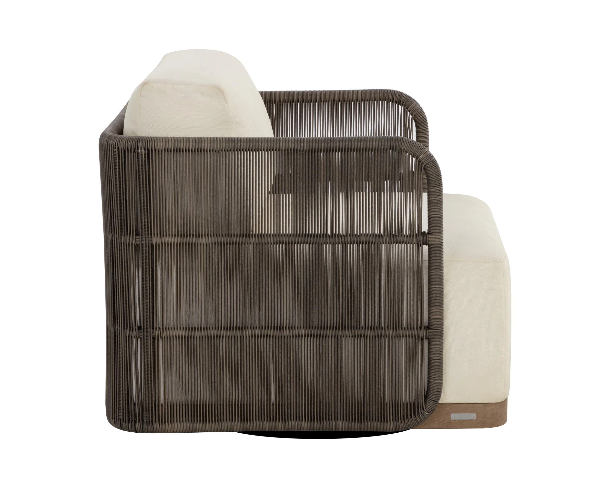 Ravenna Swivel Armchair - Stinson Cream - Image 3