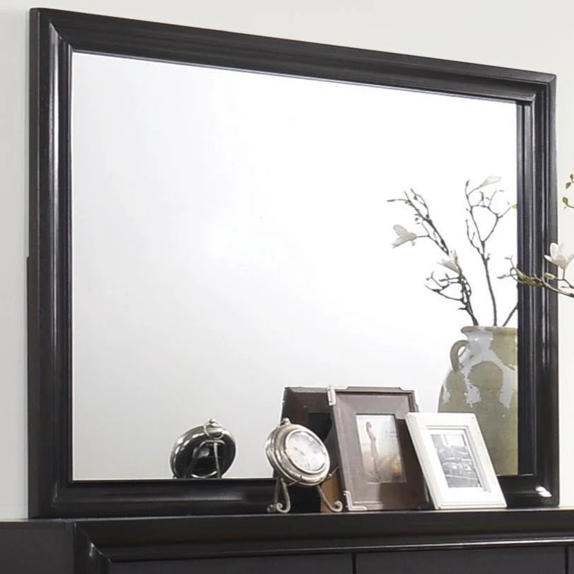 Coaster Furniture Miranda 206364 Dresser Mirror - Black - Image 1