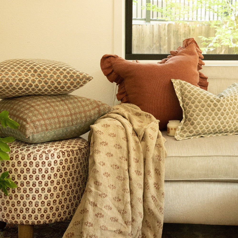 Titli Teal Pillow - Image 3