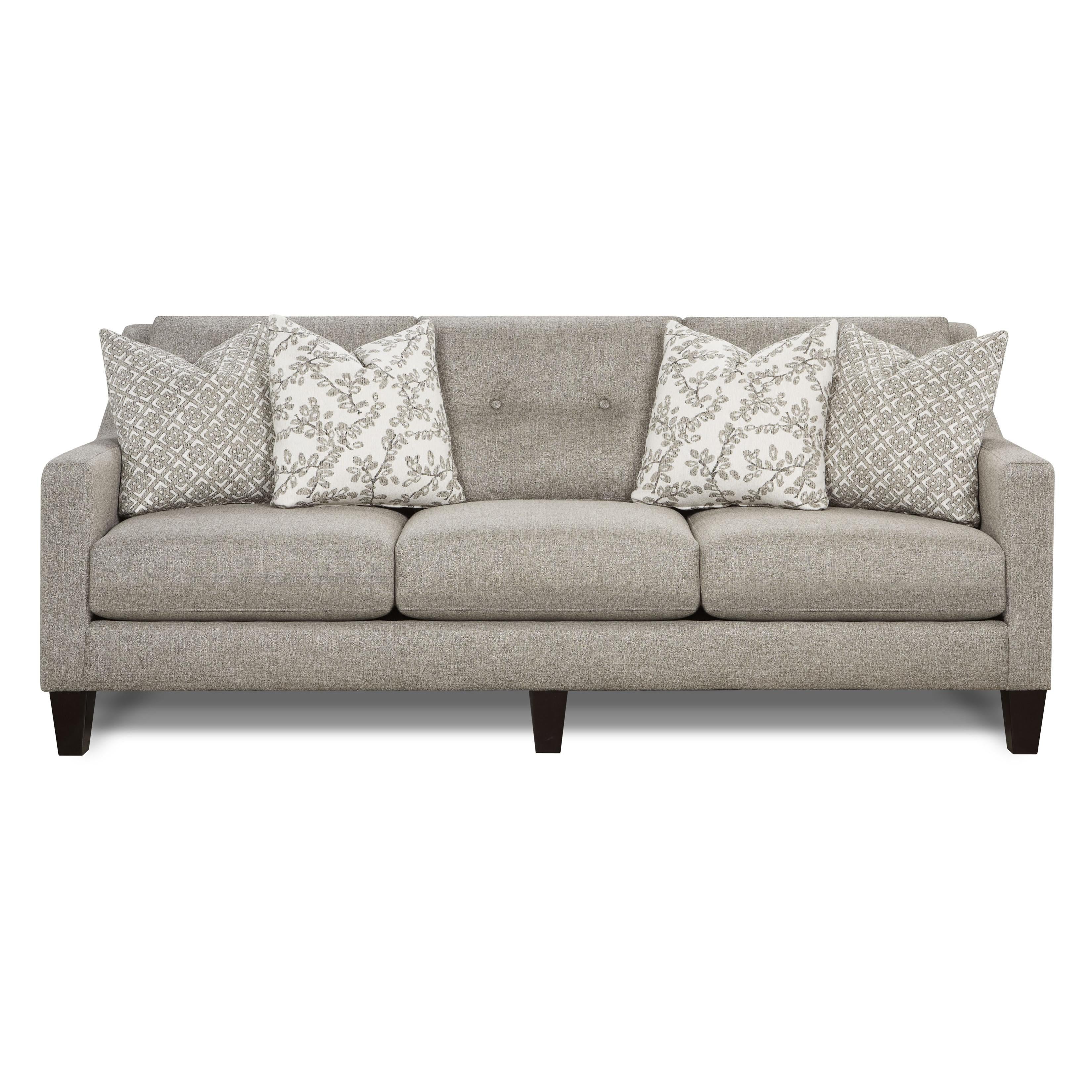Fusion Furniture Stationary Fabric Sofa 3280B EVENINGS STONE - Image 1