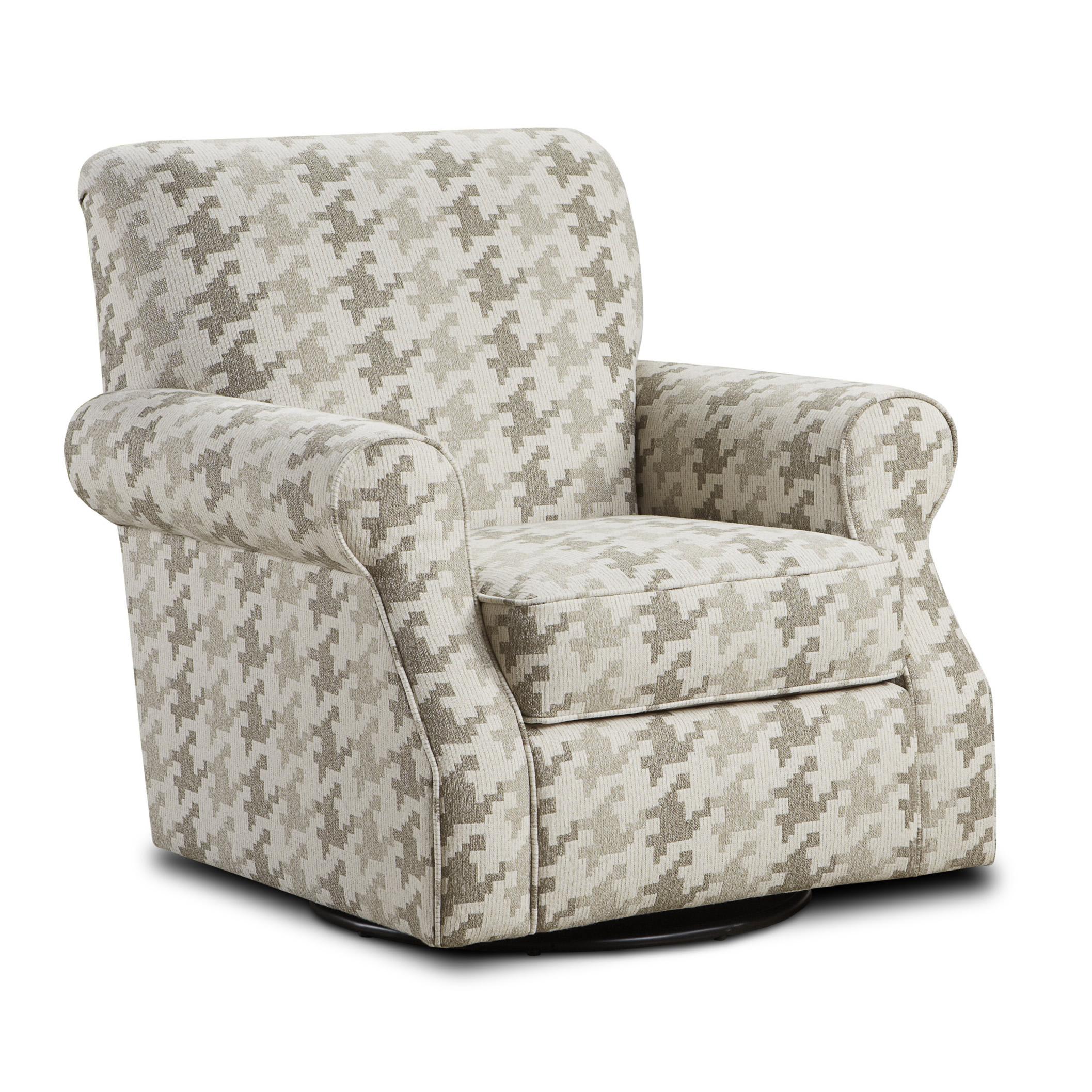 Fusion Furniture Swivel Fabric Chair 602-SBLASS BERBER - Image 1
