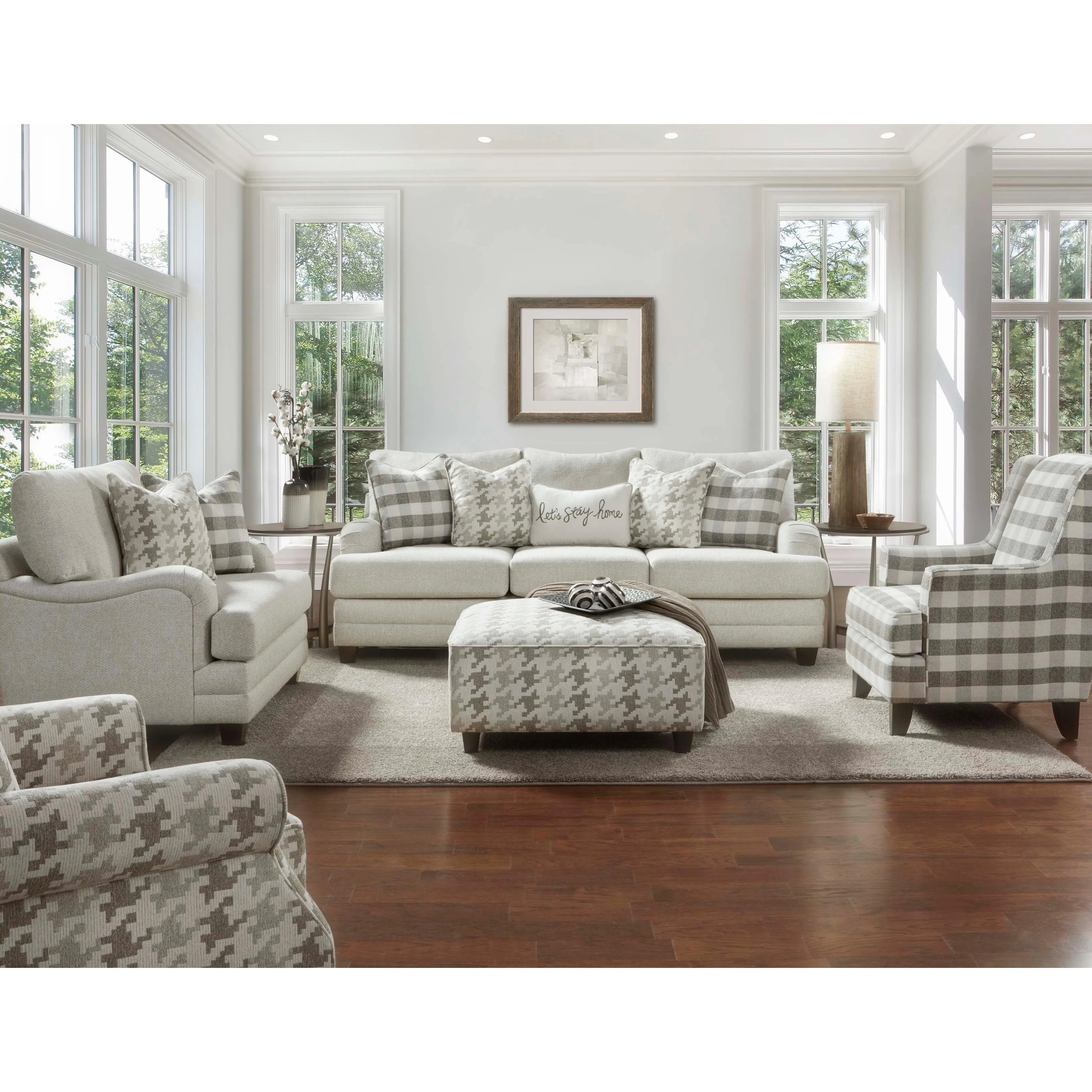 Fusion Furniture Swivel Fabric Chair 602-SBLASS BERBER - Image 2