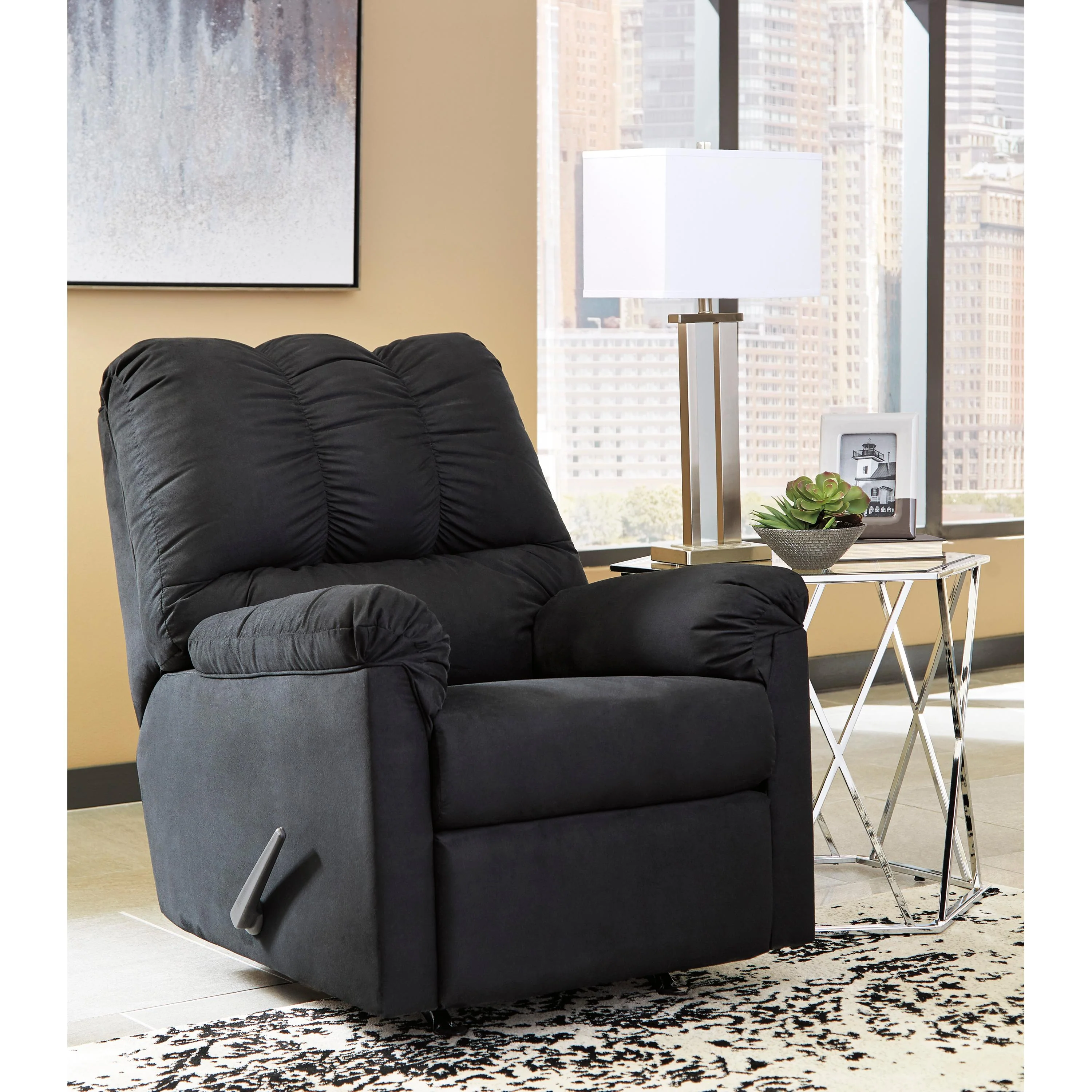 Signature Design by Ashley Darcy Rocker Fabric Recliner 7500825 - Image 3