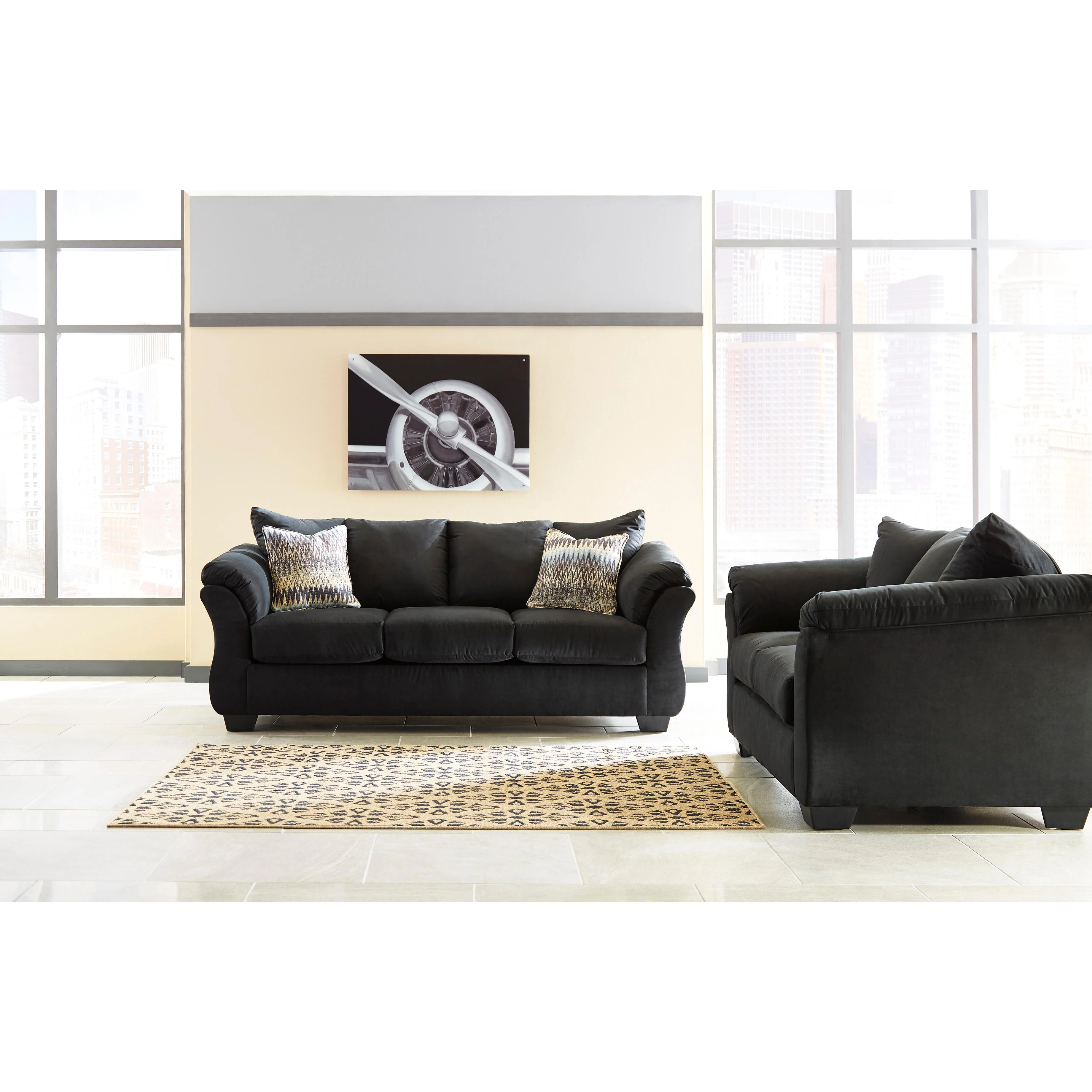 Signature Design by Ashley Darcy Stationary Fabric Sofa 7500838 - Image 3