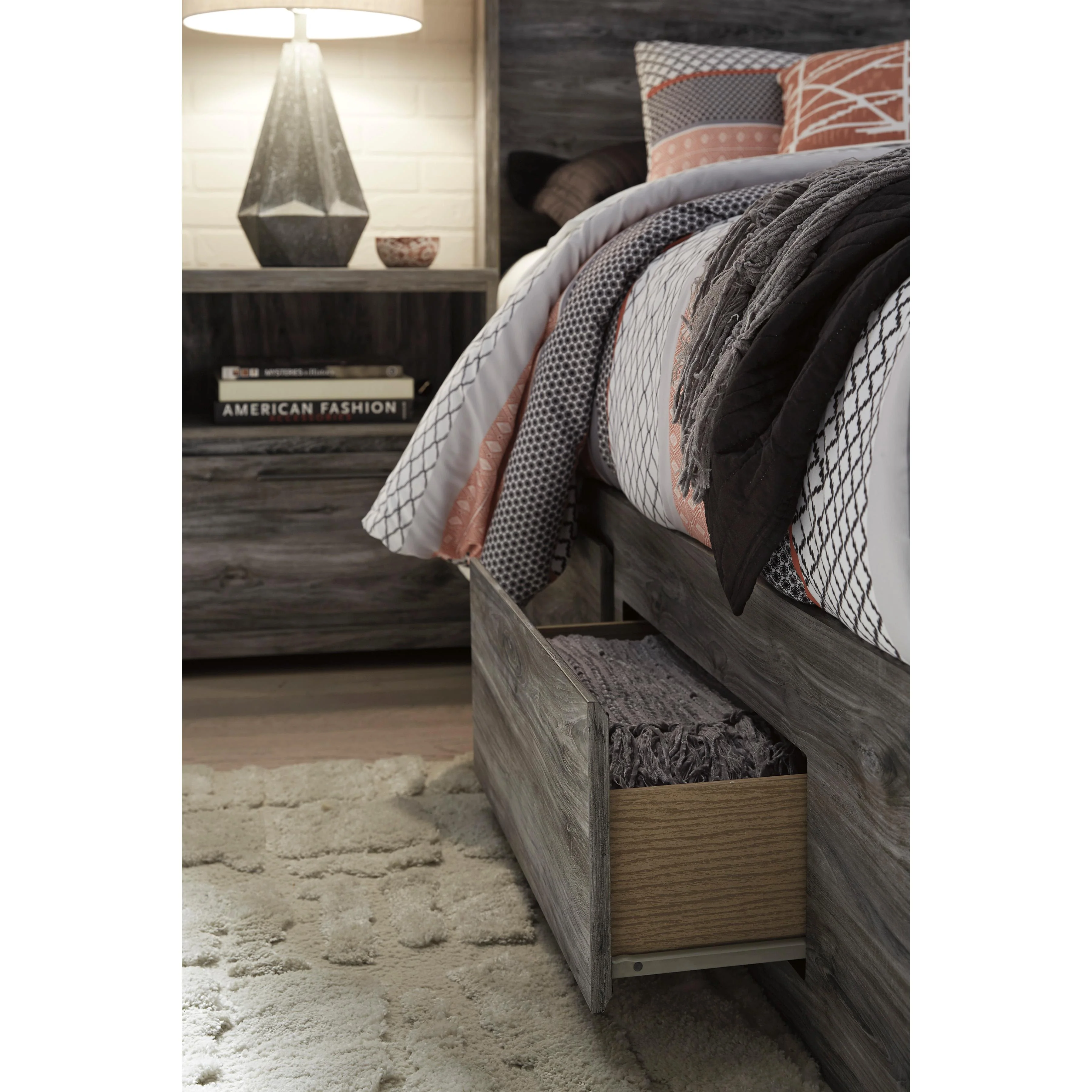 Signature Design by Ashley Baystorm Queen Panel Bed with Storage B221-57/B221-54S/B221-60/B221-60/B100-13 - Image 3