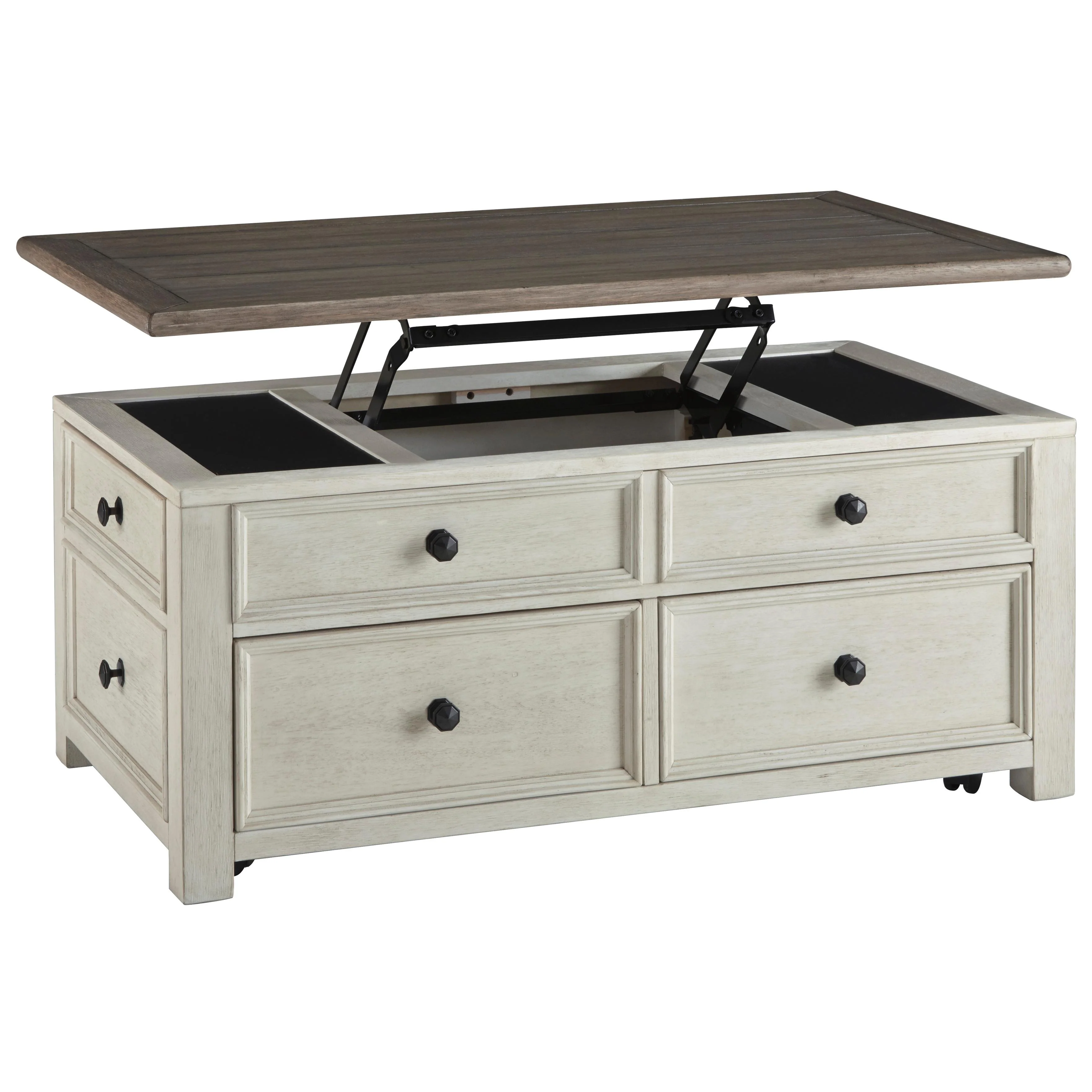 Signature Design by Ashley Bolanburg Lift Top Cocktail Table T637-20 - Image 2