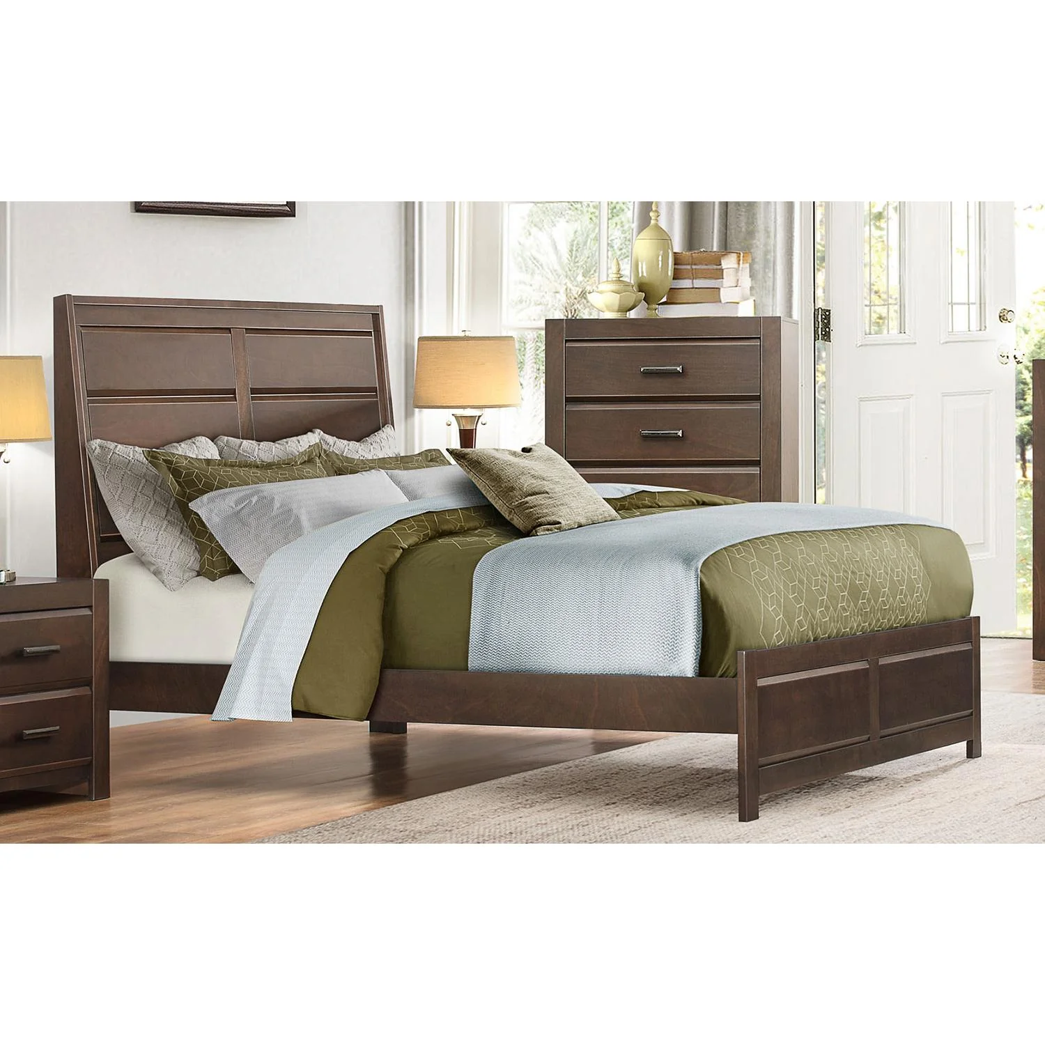 Homelegance Erwan Queen Panel Bed 1961-1/1961-3 - Image 1