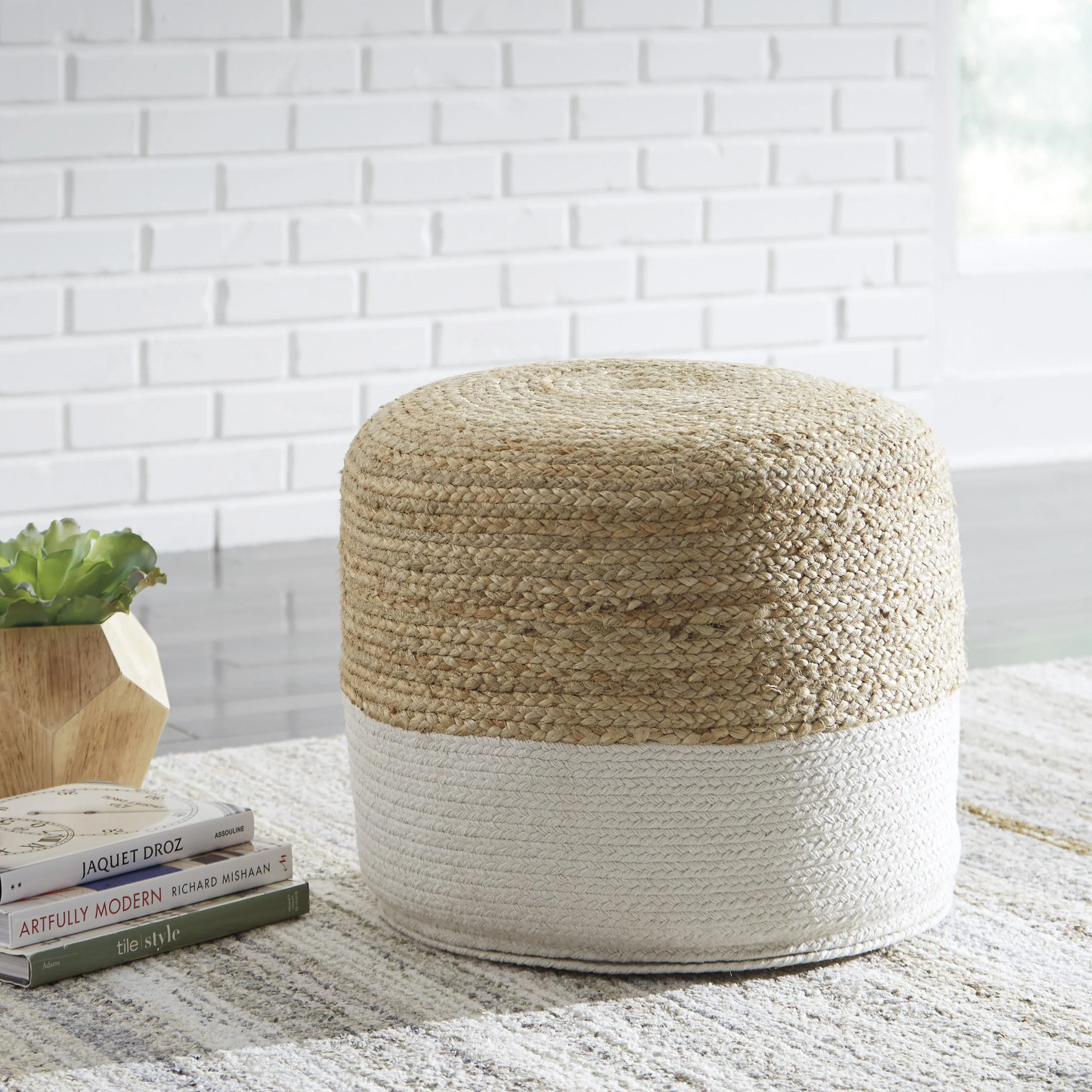 Signature Design by Ashley Sweed Valley A1000420 Pouf - Image 2