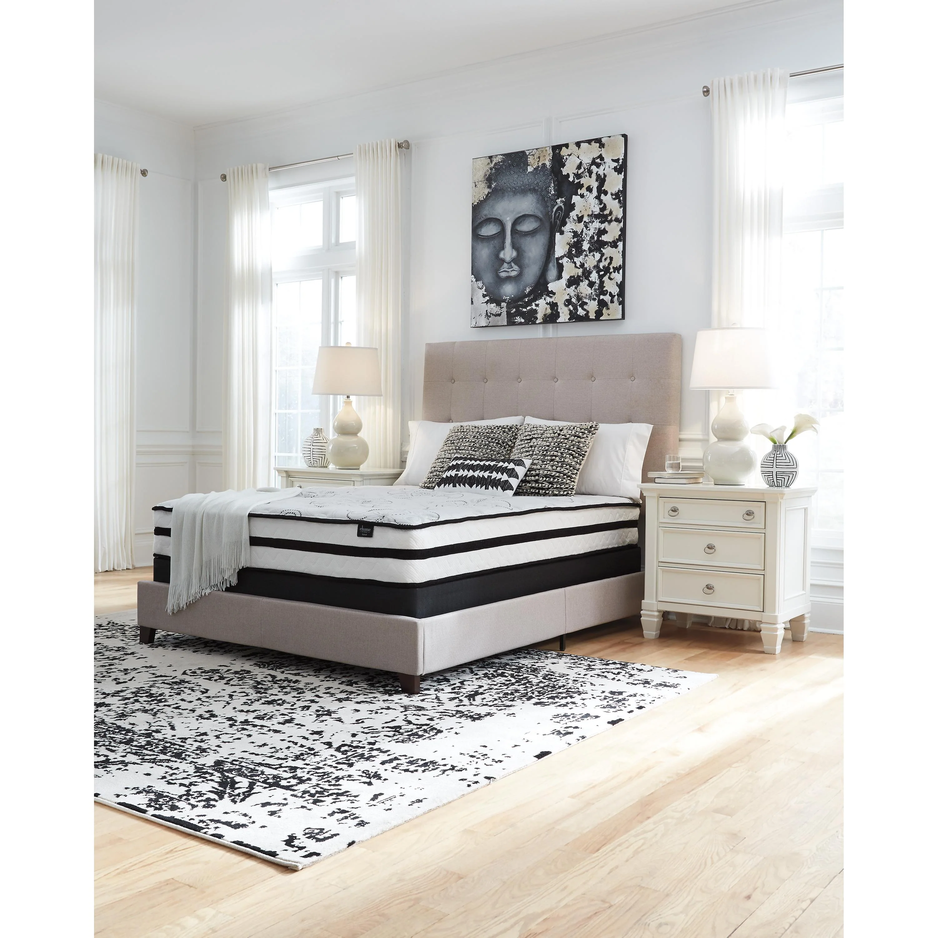 Sierra Sleep Chime 10 Inch Hybrid M69641 King Mattress - Image 3