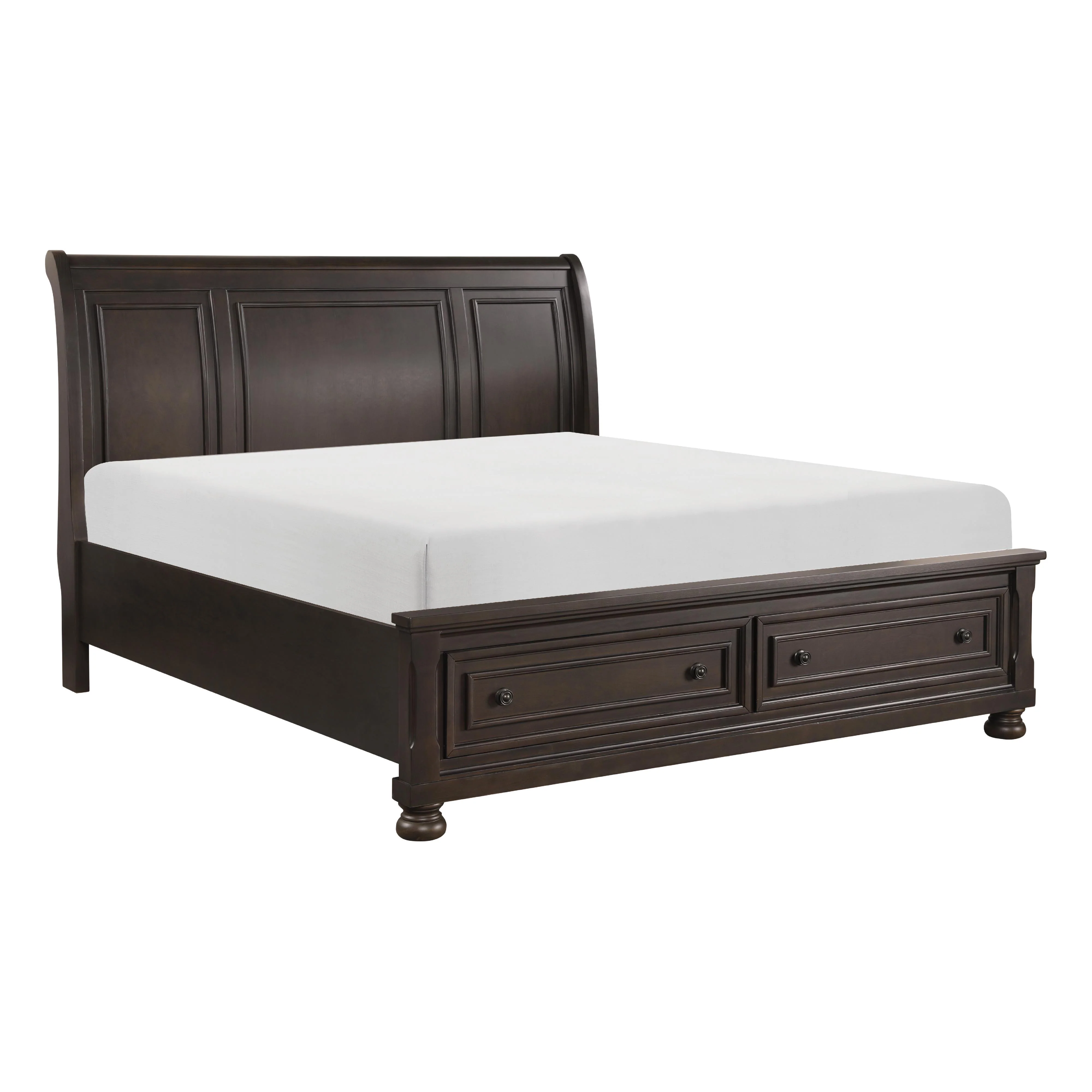Homelegance Begonia 1718KGY-1CK* California King Platform Bed with Footboard Storage - Image 2