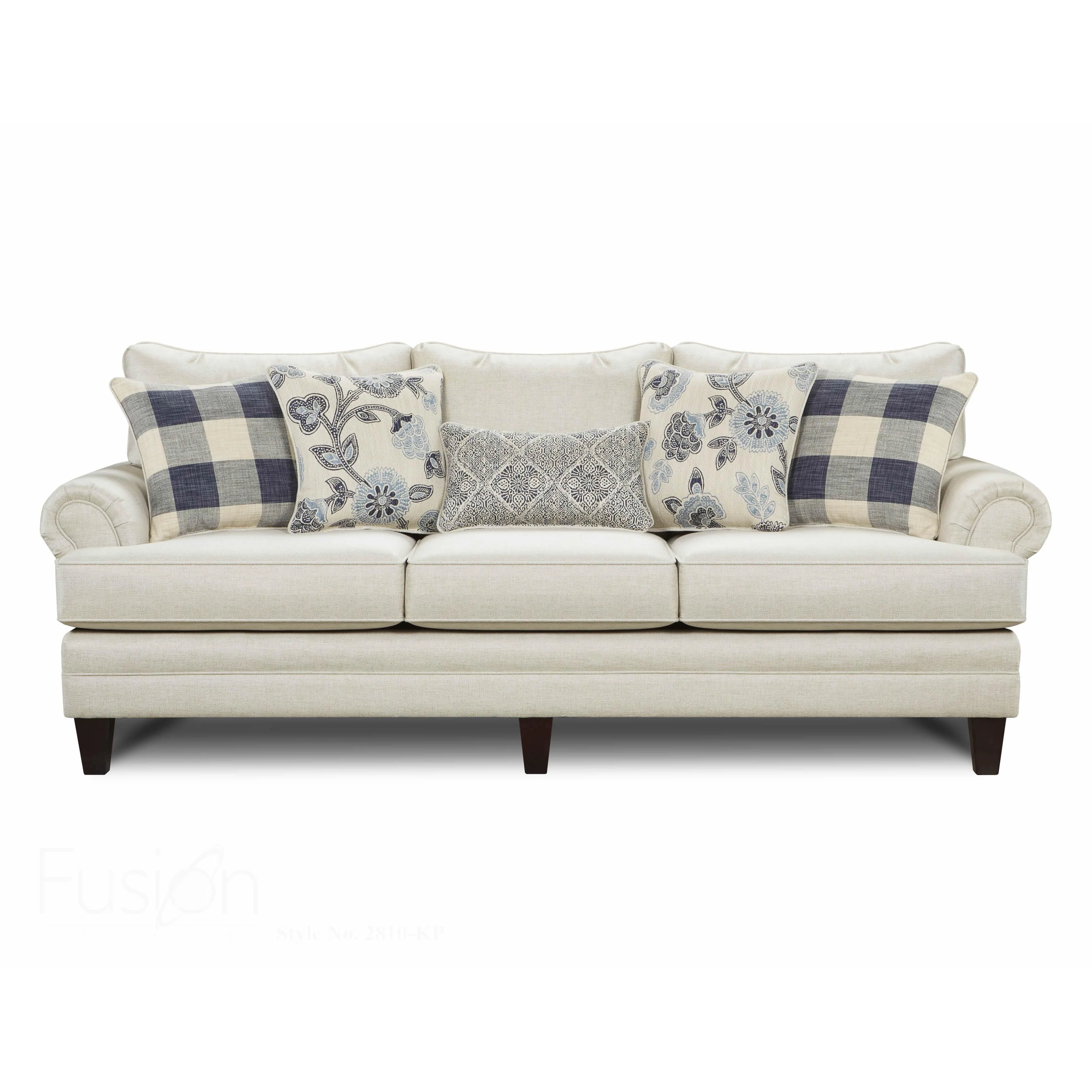Fusion Furniture Stationary Fabric Sofa 2810-KPCATALINA LINEN - Image 1