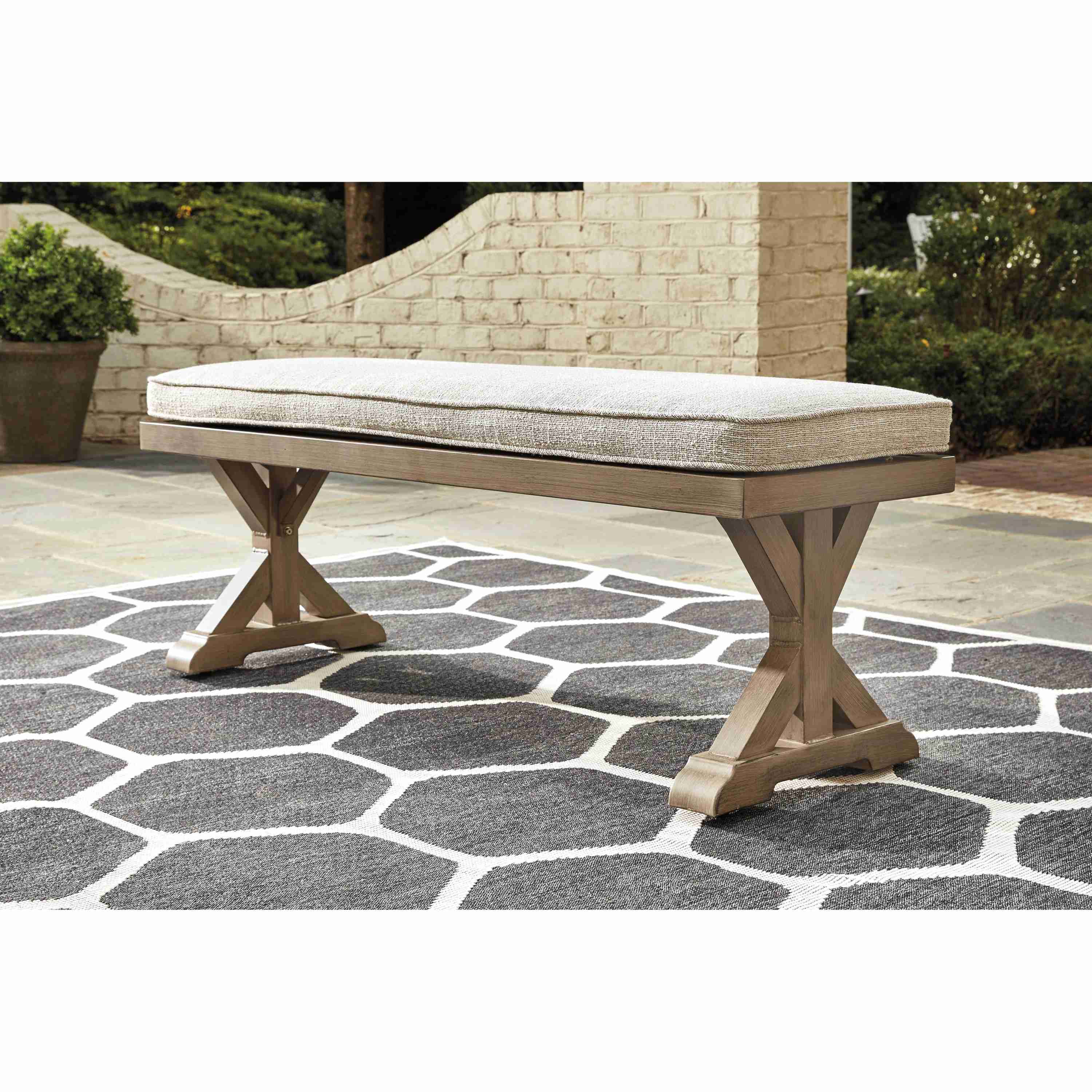 Signature Design by Ashley Beachcroft P791-600 Bench with Cushion - Image 3