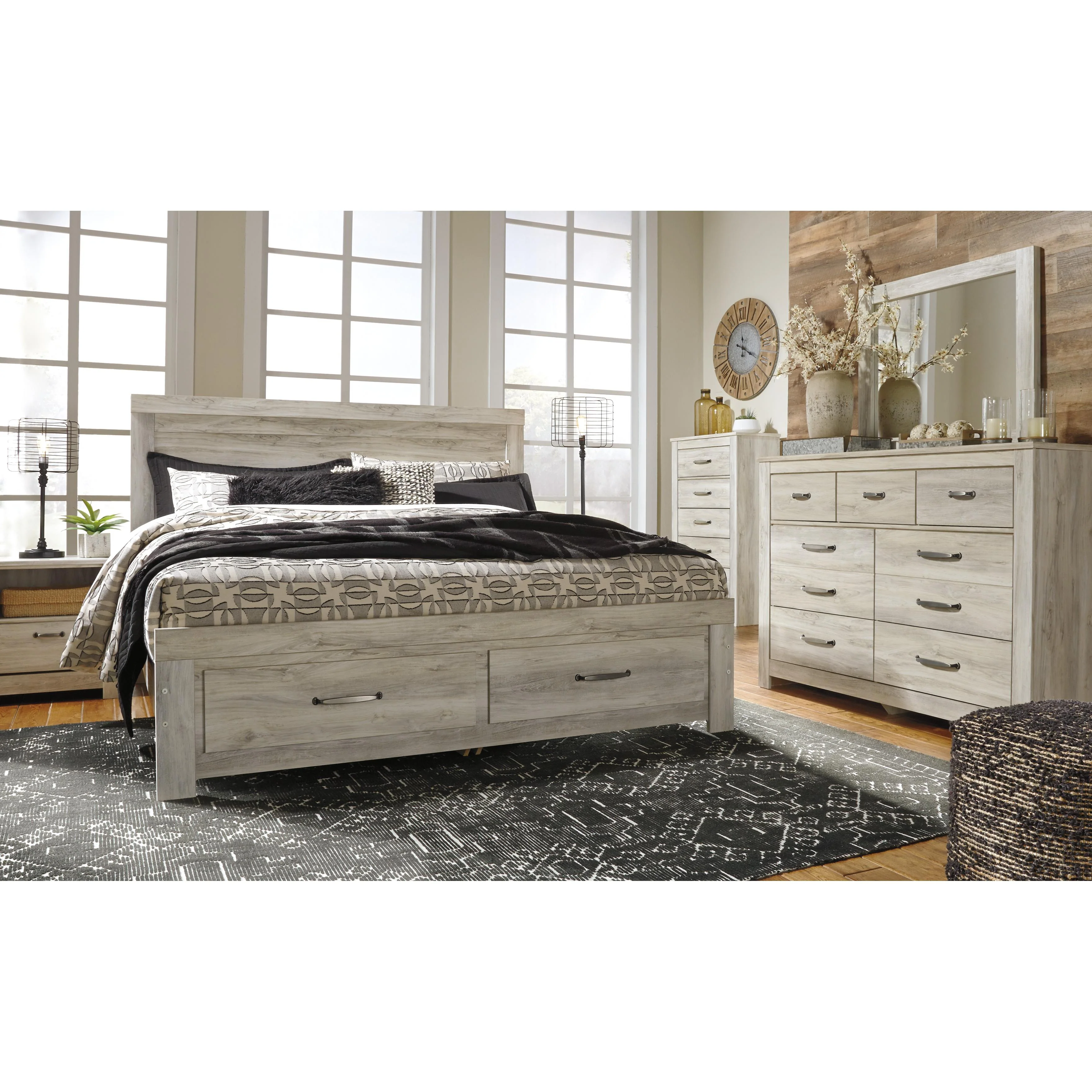 Signature Design by Ashley Bellaby King Platform Bed with Storage B331-58/B331-56S/B331-95/B100-14 - Image 3