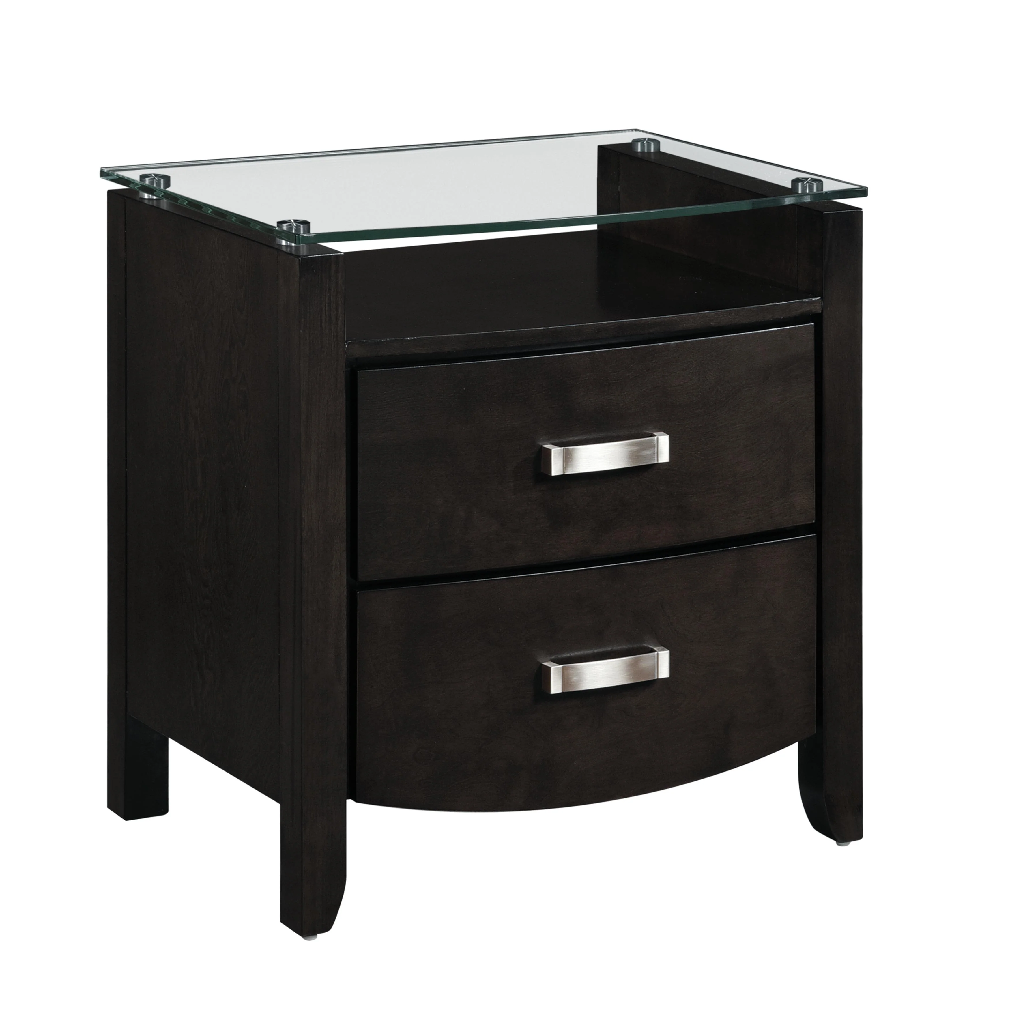 Homelegance Lyric 2-Drawer Nightstand 1737NGY-4 - Image 2