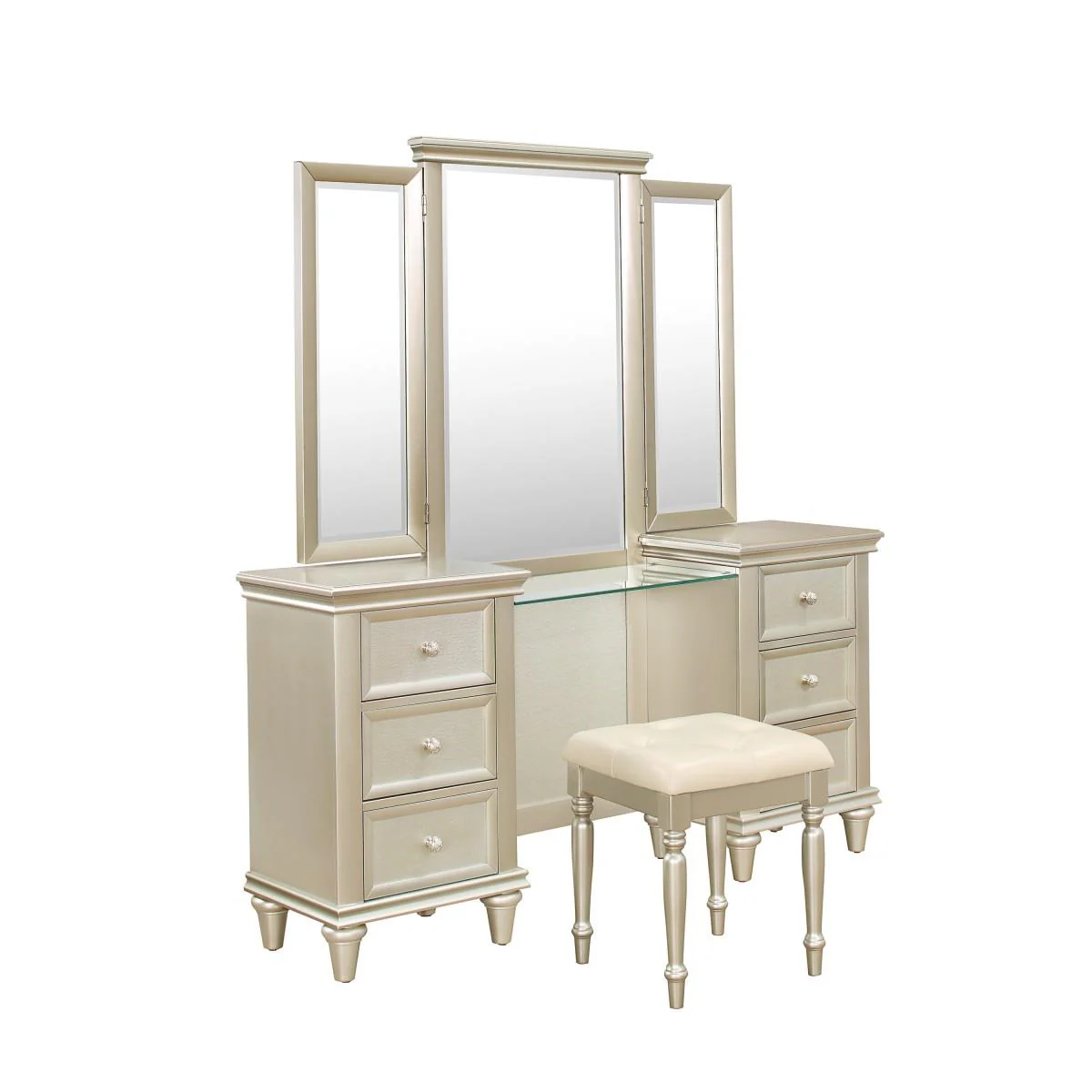 Homelegance Celandine 1928-14 Dressing Table Stool - Image 3
