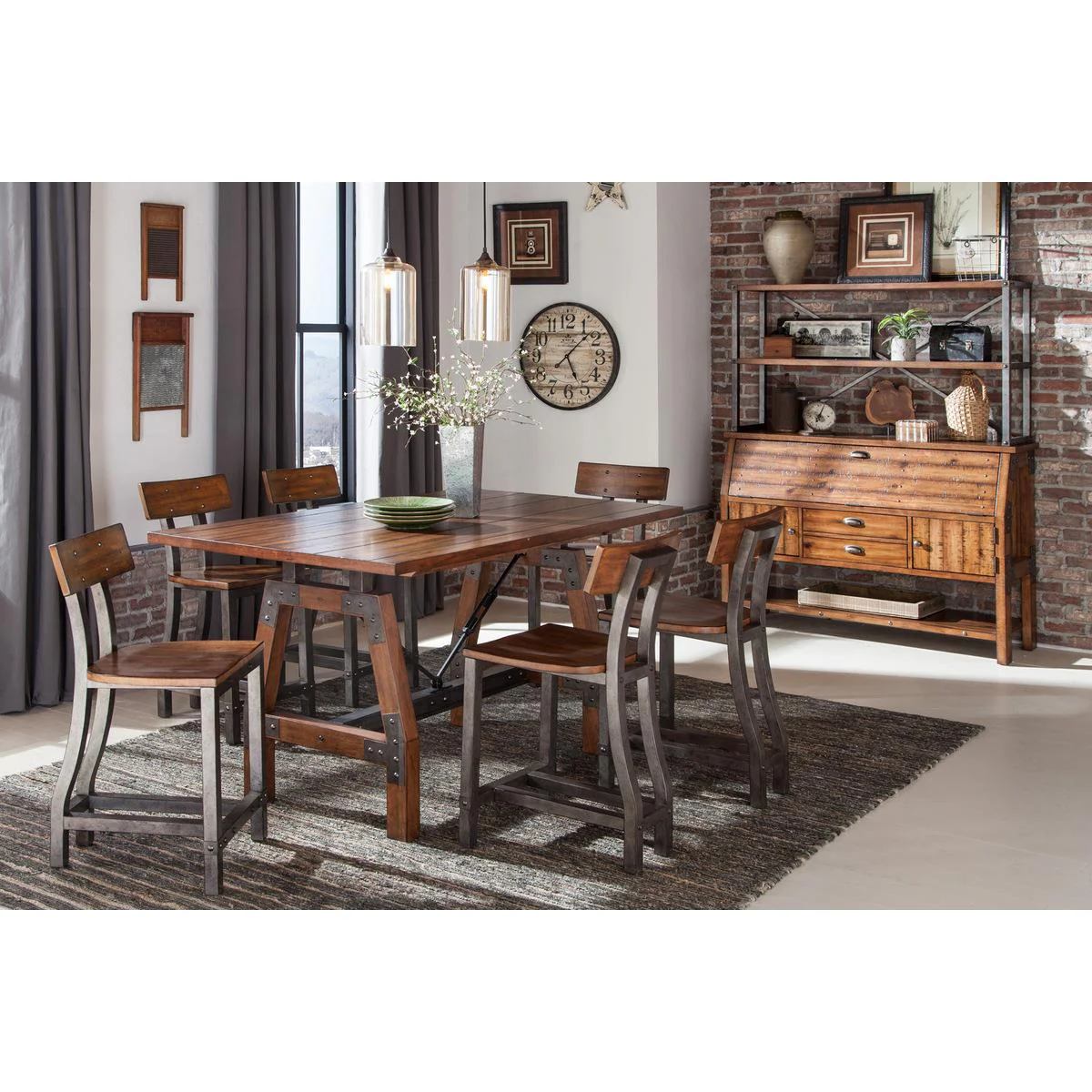 Homelegance Holverson 1715-36 Counter Height Table - Image 3