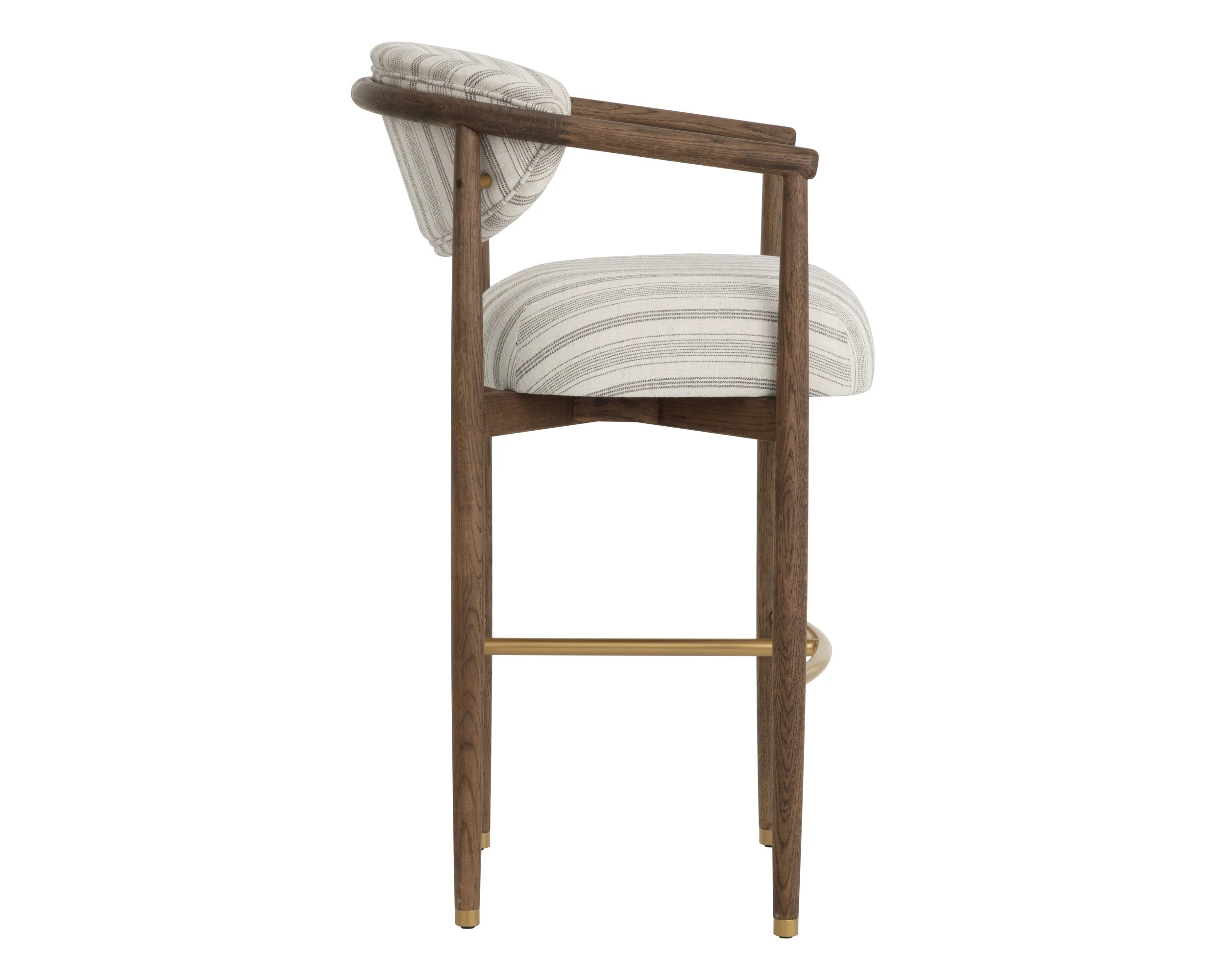 Sigrid Barstool - Antique Brown - Gifford Script - Image 3