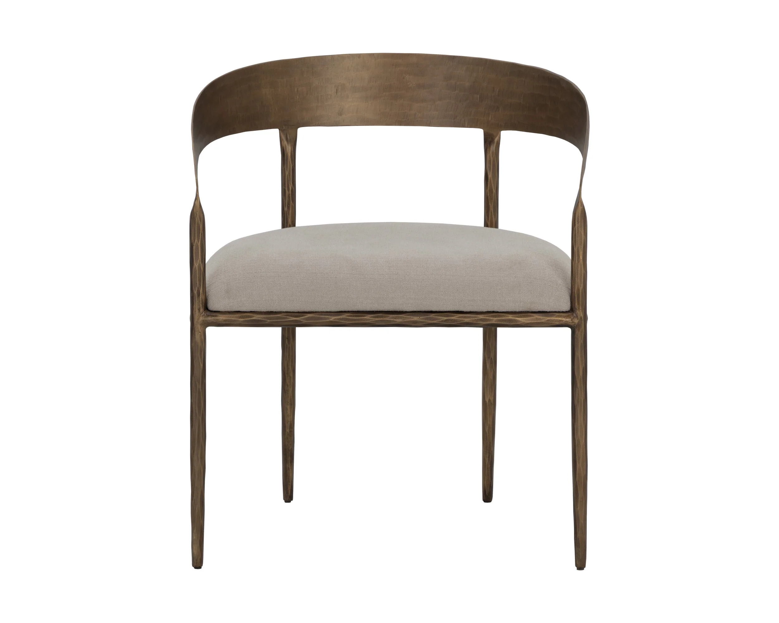Zanatta Dining Armchair - Zenith Taupe Grey - Image 2