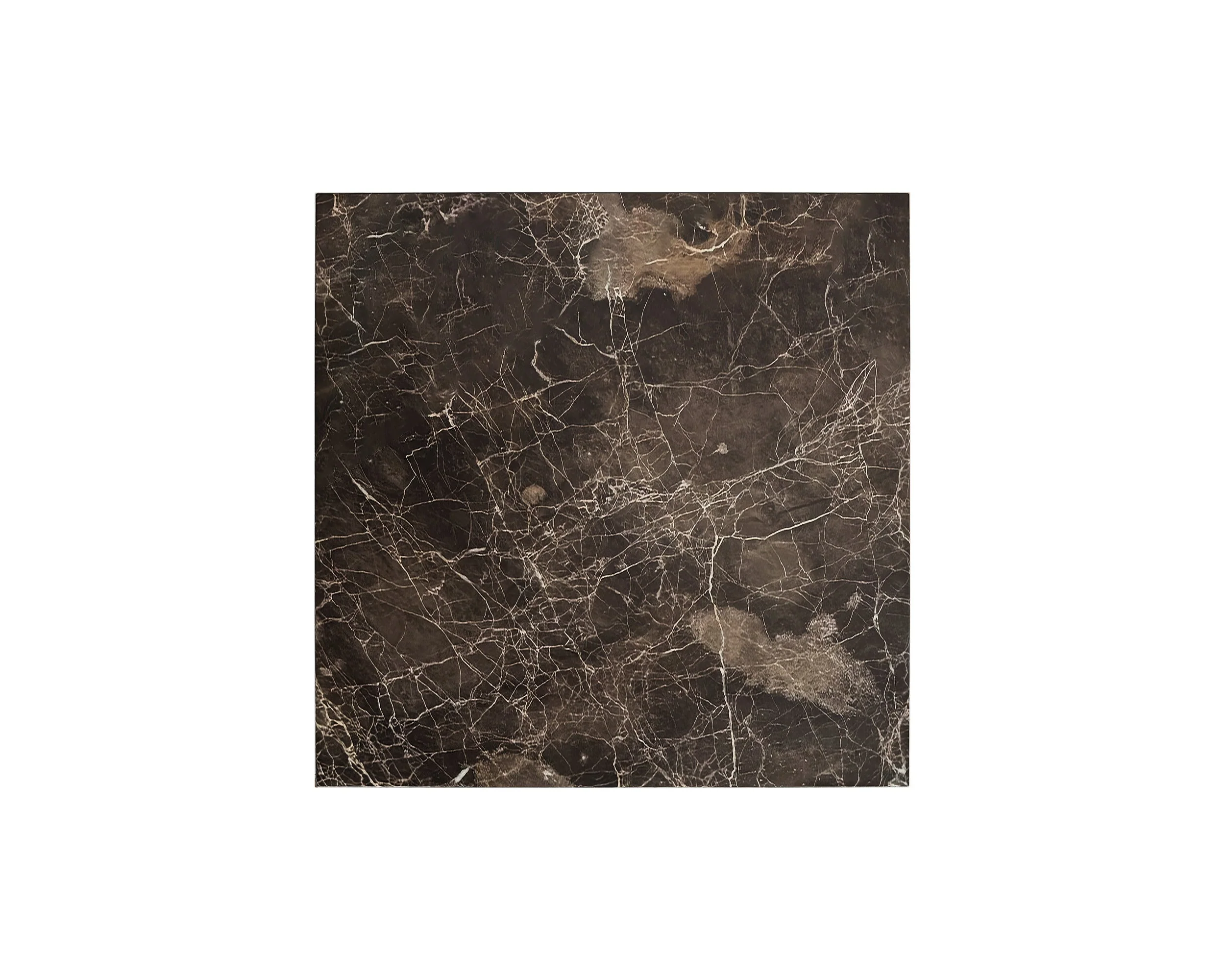 Laros End Table - Dark Emperador Marble - Image 2