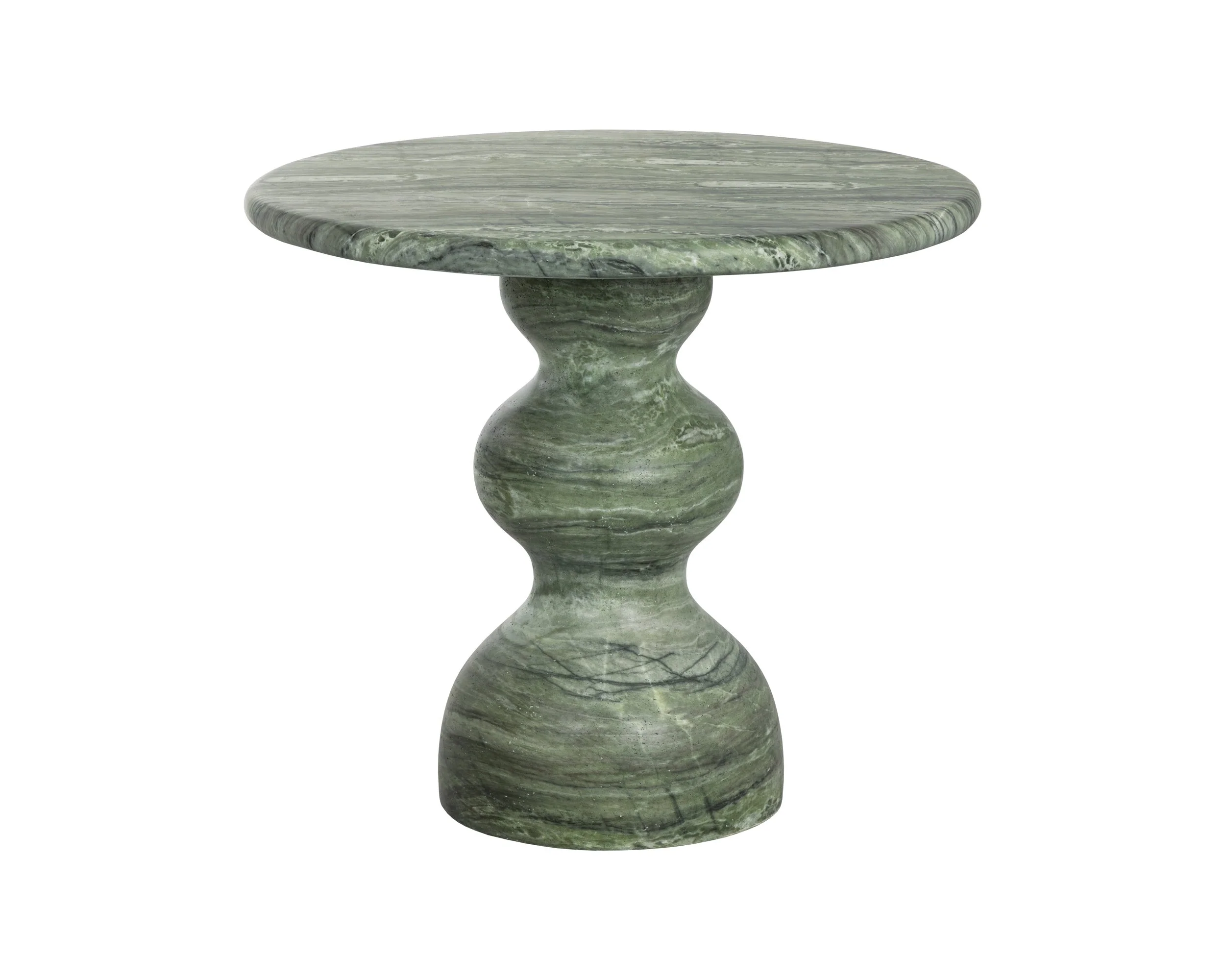 Raul Bistro Table - Marble Look - Sage - 34" - Image 2