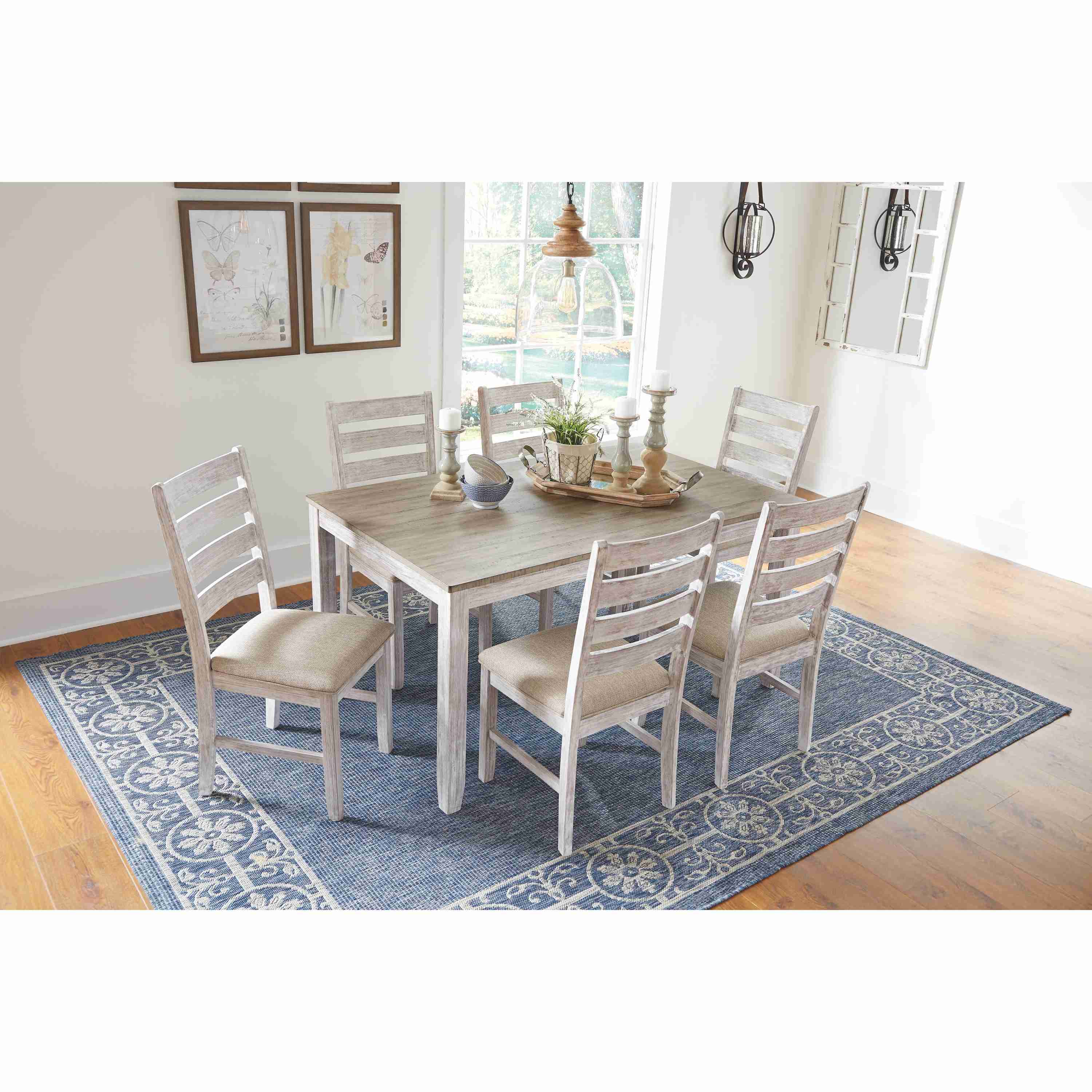 Signature Design by Ashley Skempton 7 pc Dinette D394-425 - Image 2