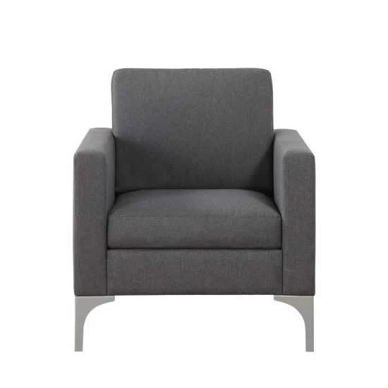 Homelegance Soho Stationary Fabric Chair 9979DGY-1 - Image 1
