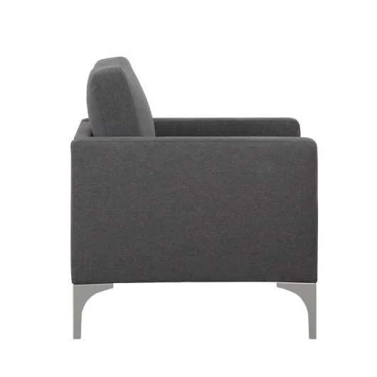 Homelegance Soho Stationary Fabric Chair 9979DGY-1 - Image 2